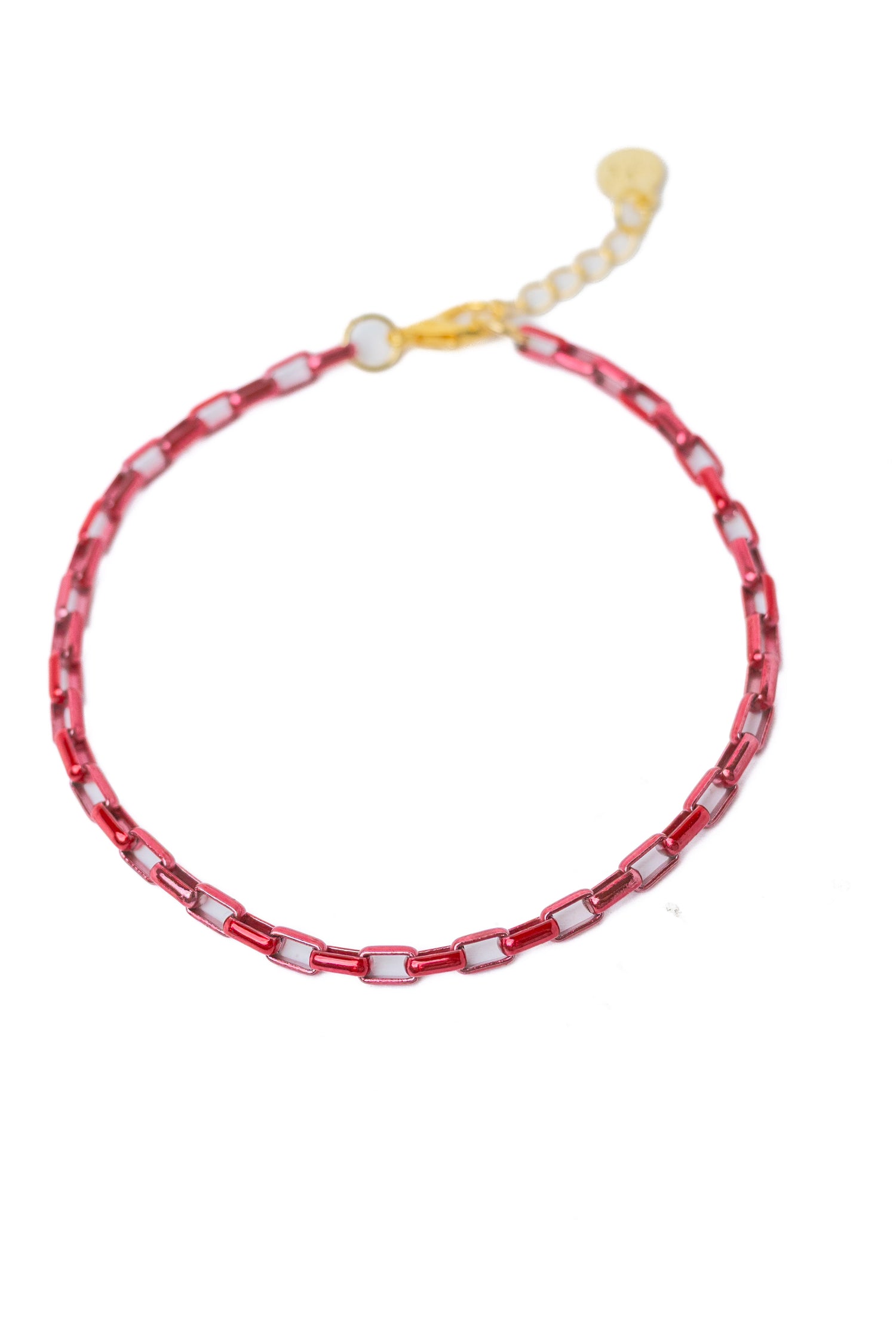 Mini Bari Anklet - Metallic Rouge