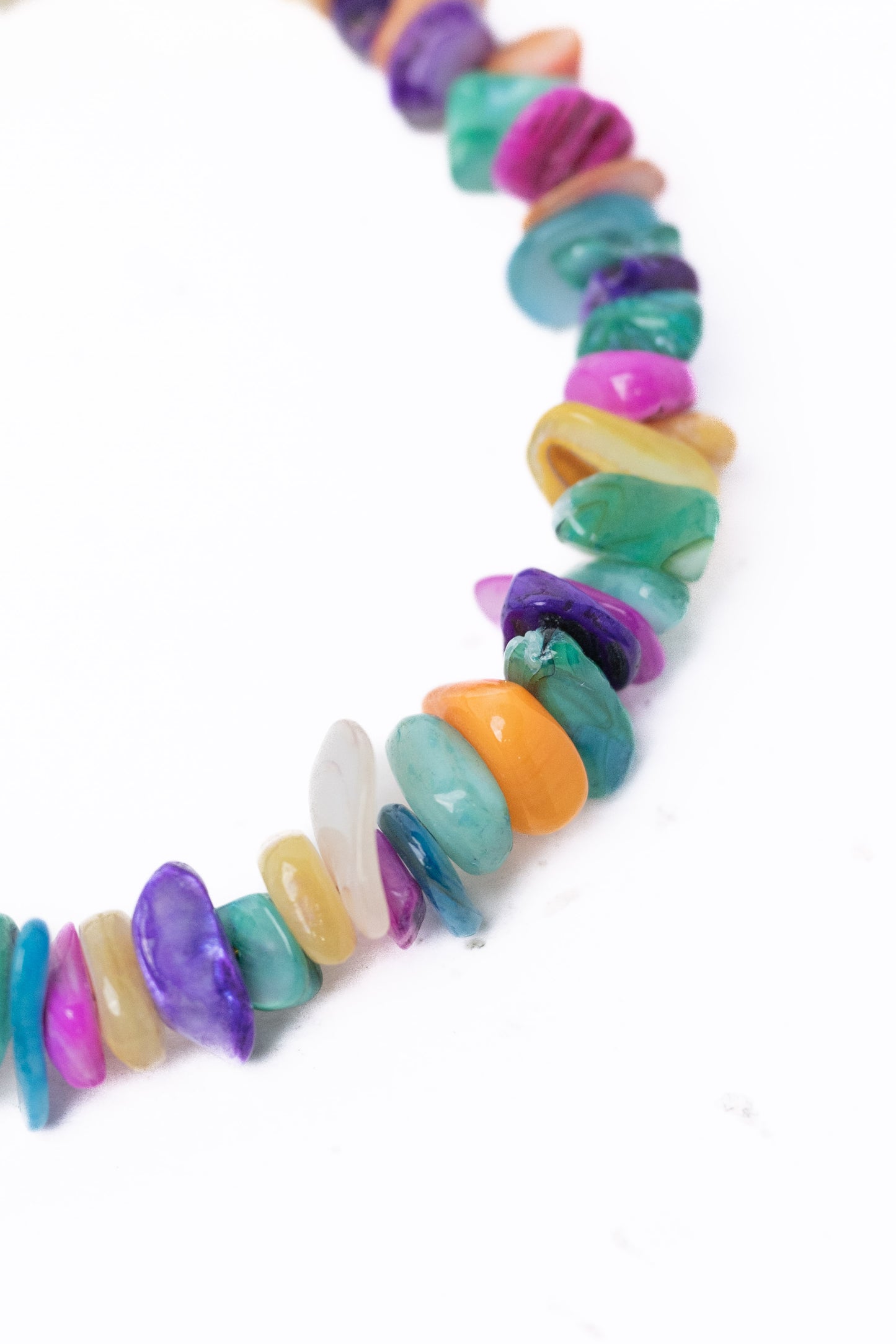 Sunset Heart Bracelet - Gold Pastel Pop