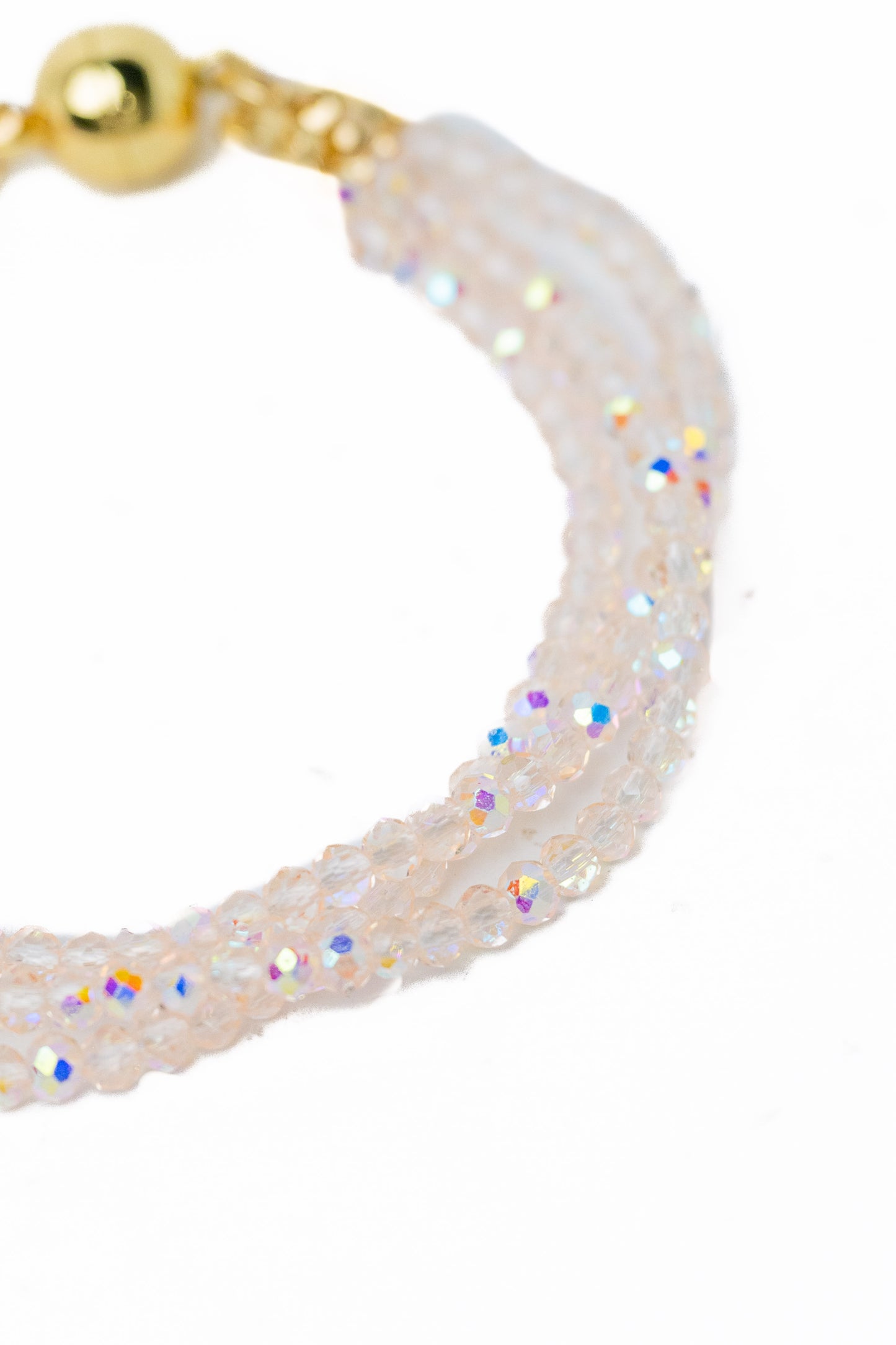 XO Bracelet - Silk Metallic Coconut