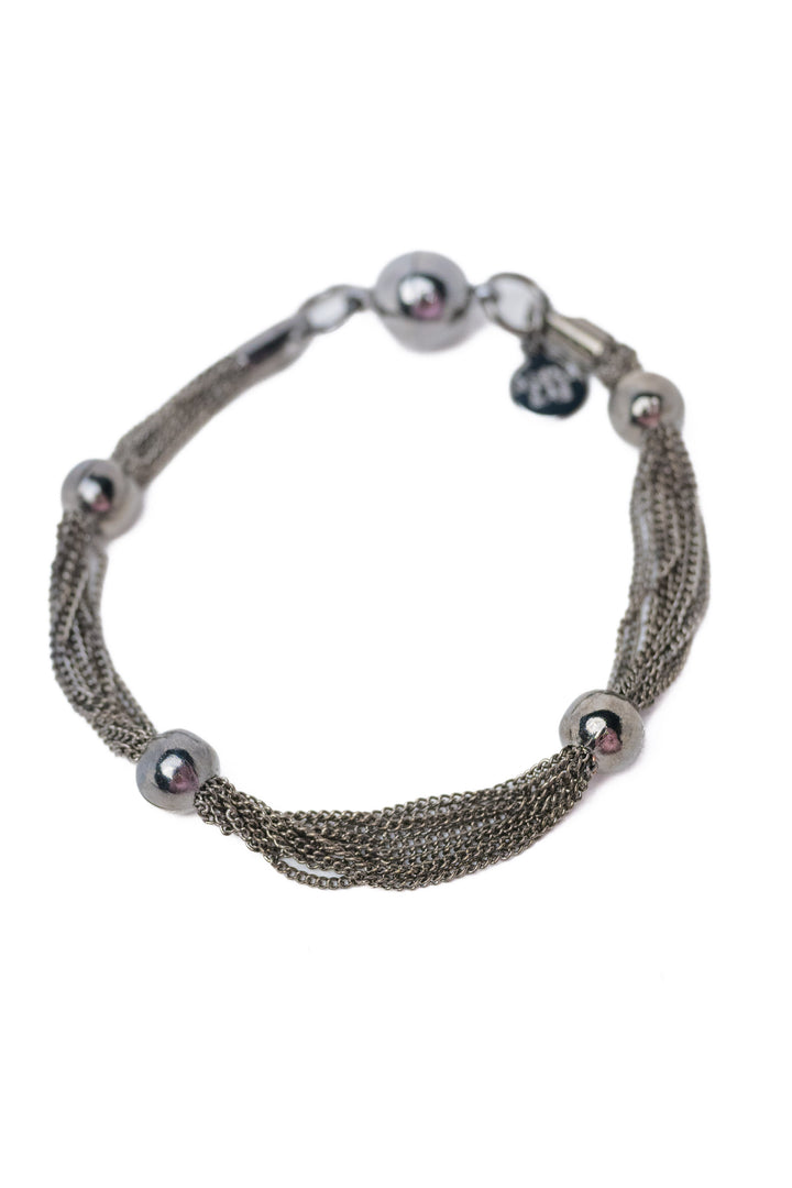 Head Over Heels Bracelet - Gunmetal