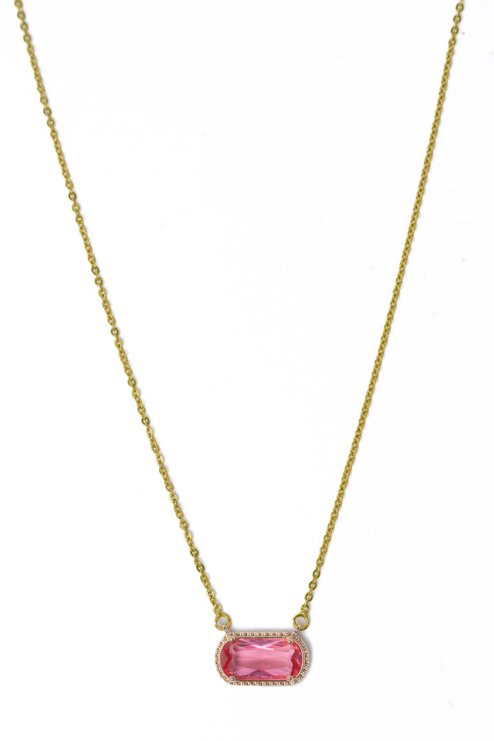 Tara Necklace - Metallic Olive Wildflower