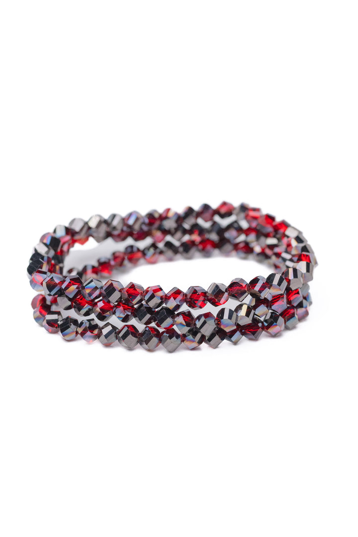 Lanny Bracelet Set - Red Velvet