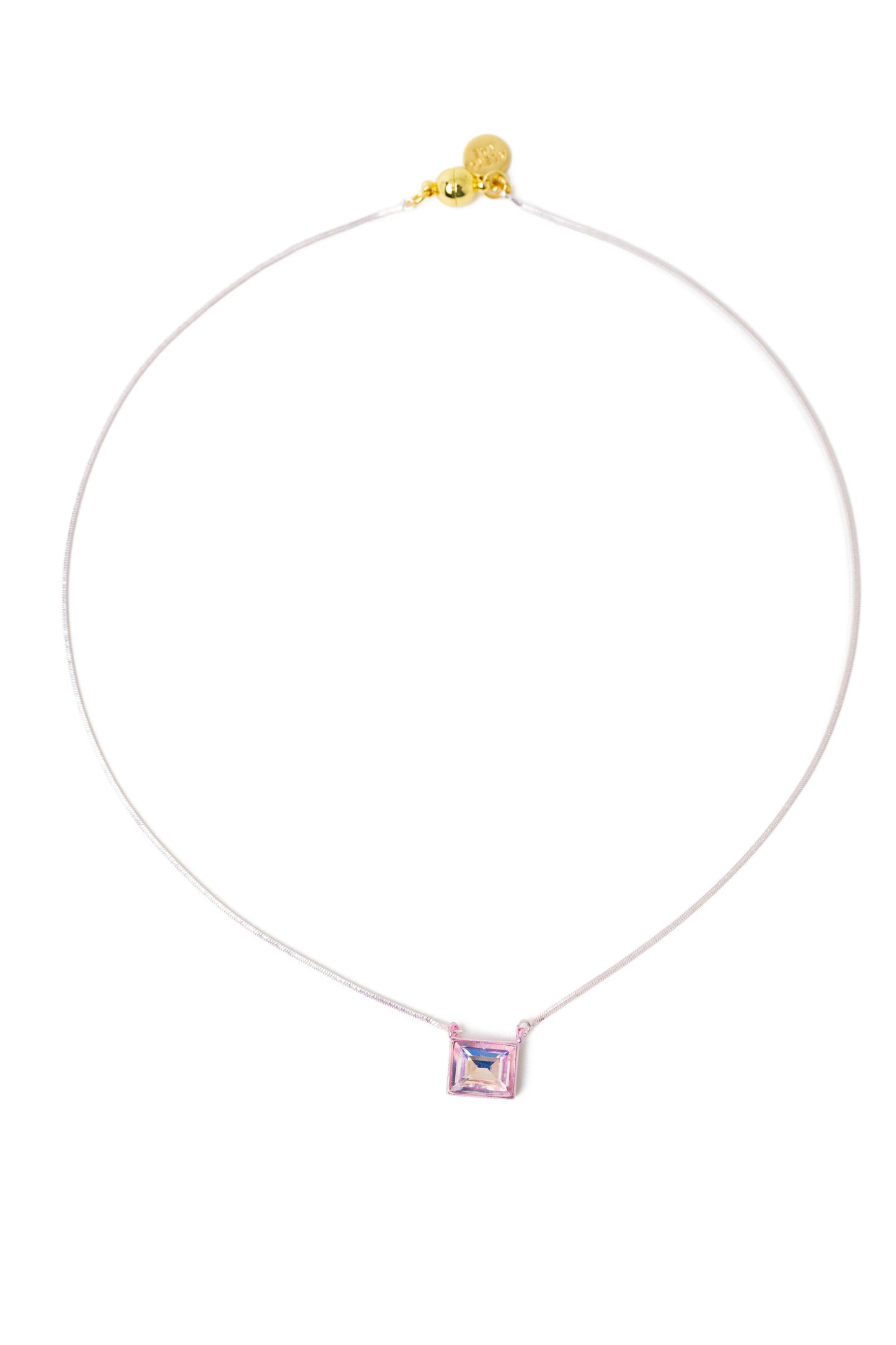 Lumi Necklace - Metallic Pinky Promise Petal