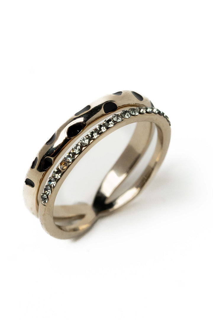 Leola Ring - Metallic Linen