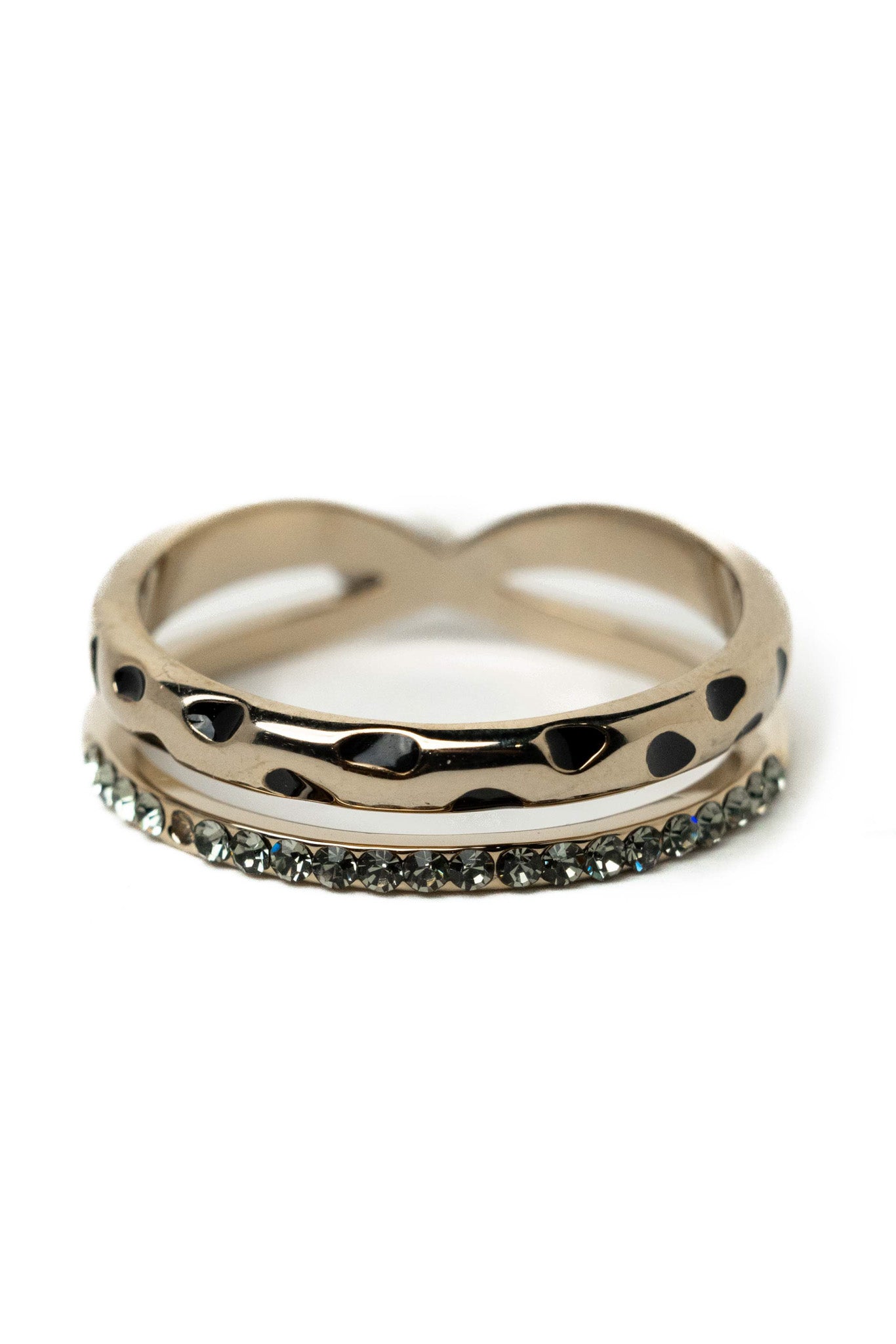 Leola Ring - Metallic Linen