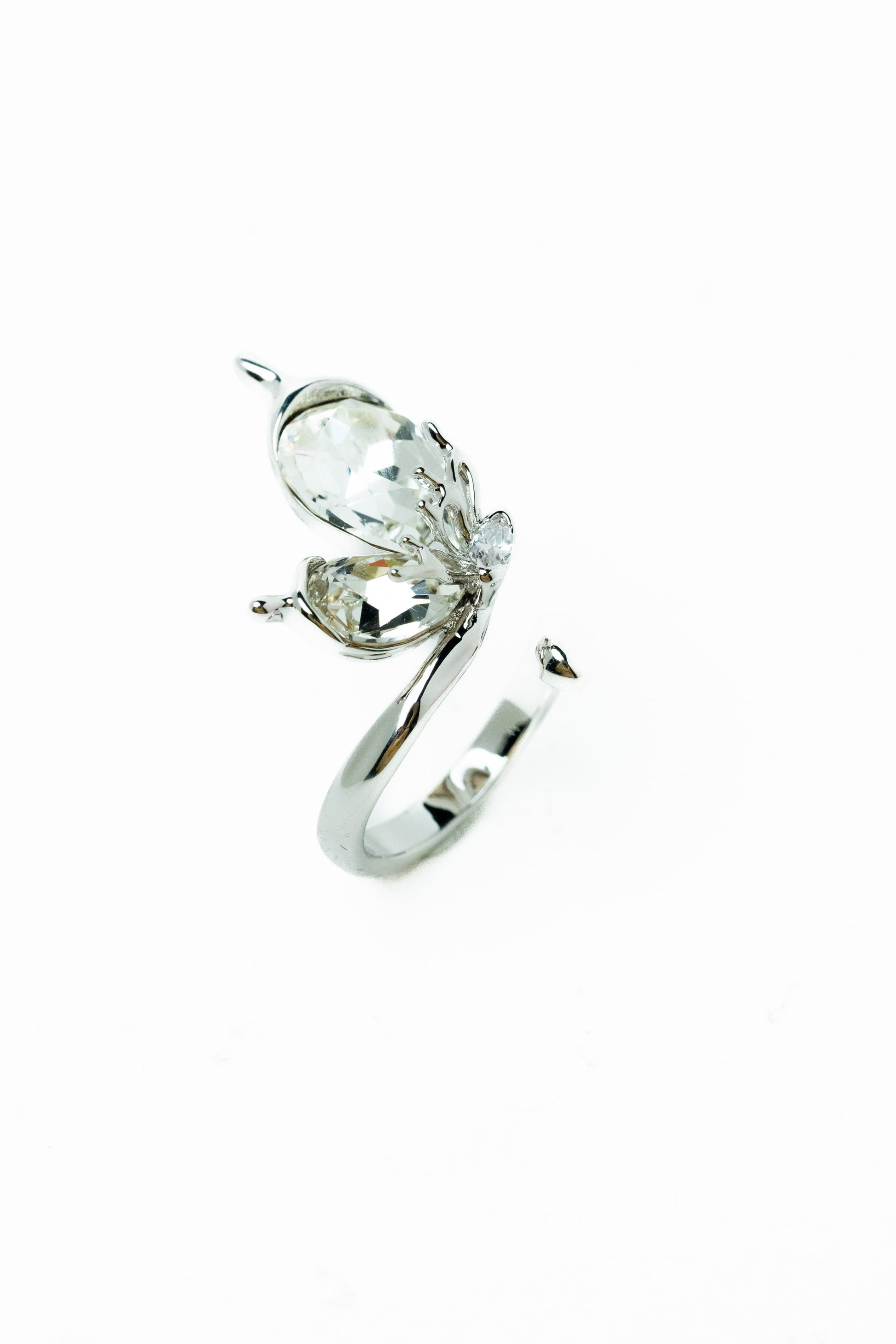 Midnight Ring - Silver White