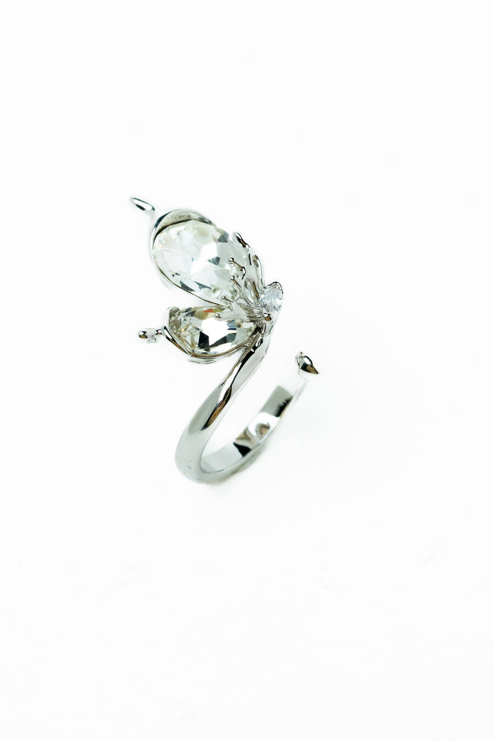 Midnight Ring - Silver White