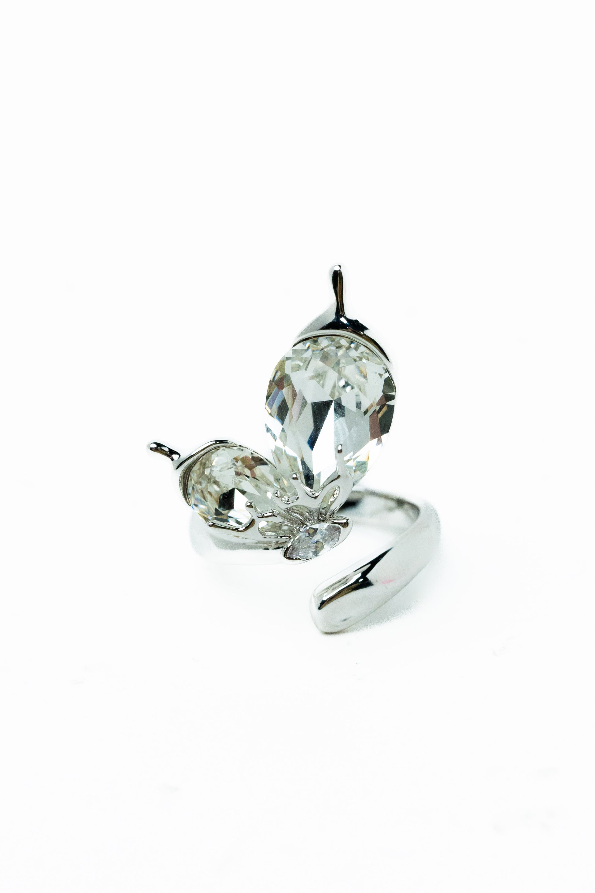 Midnight Ring - Silver White
