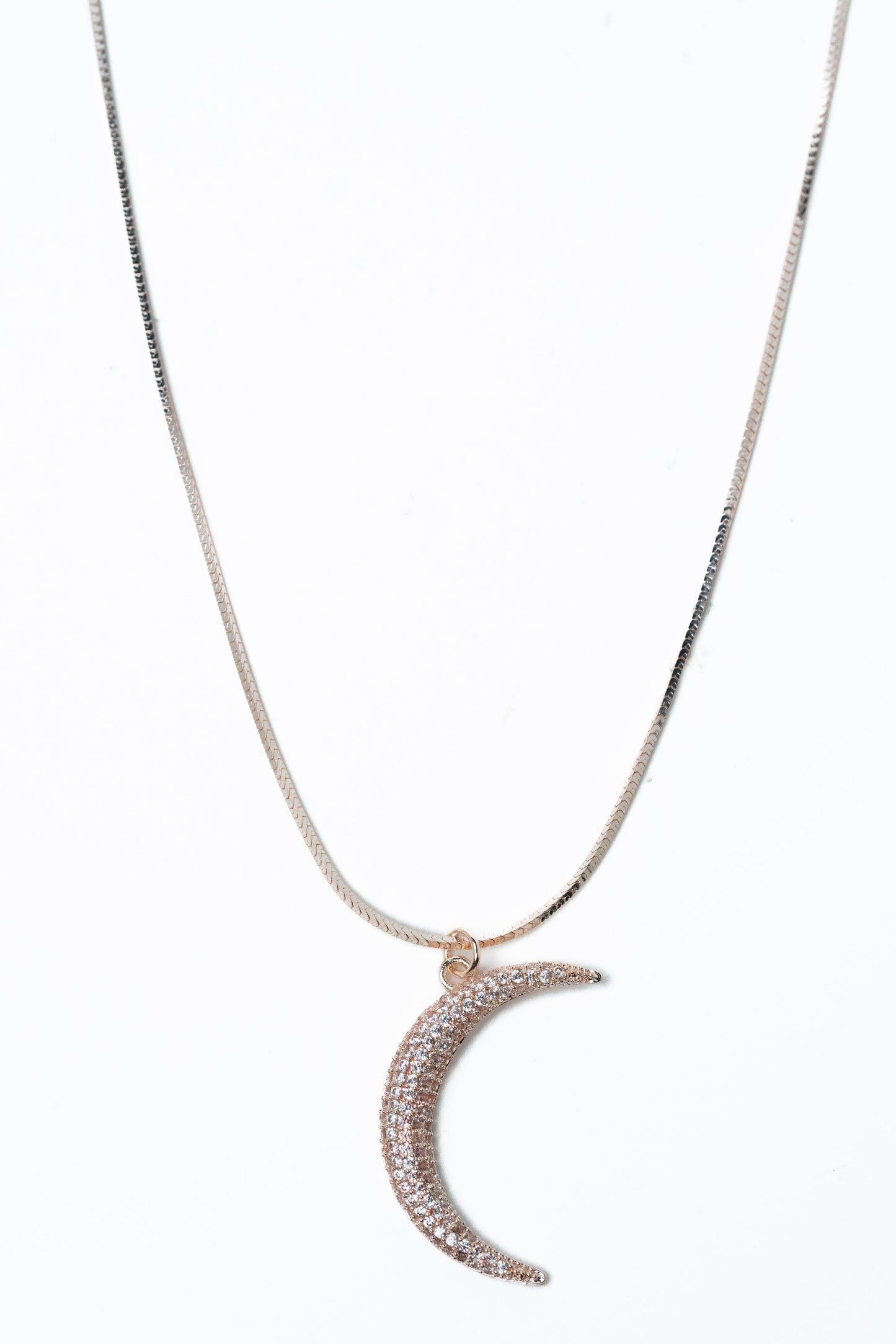 La Lune Necklace - Metallic Coconut