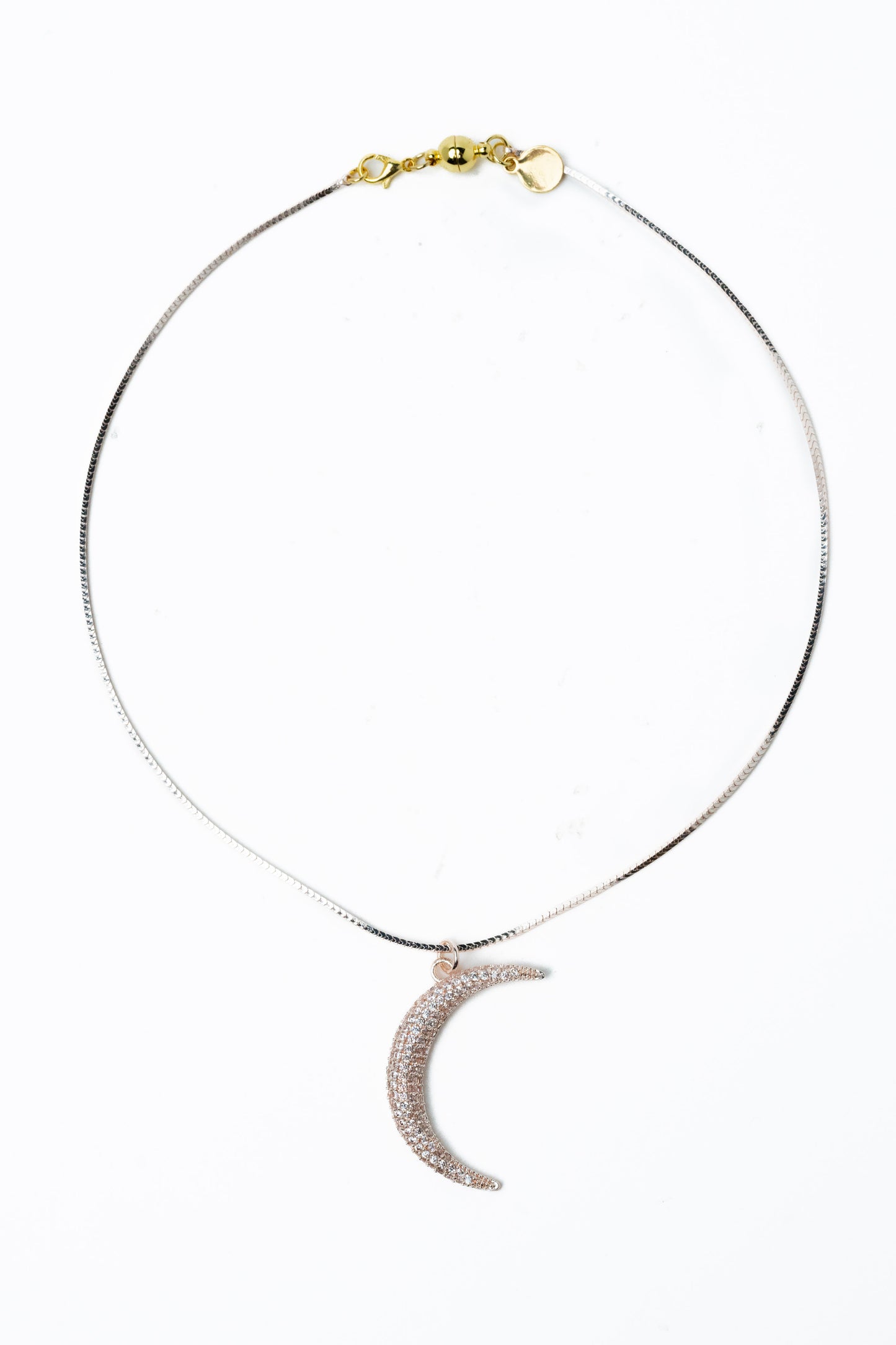 La Lune Necklace - Metallic Coconut