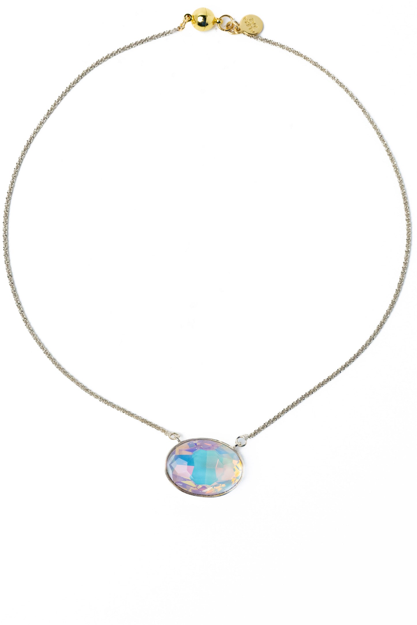 Clearwater Necklace - Metallic Linen Pink