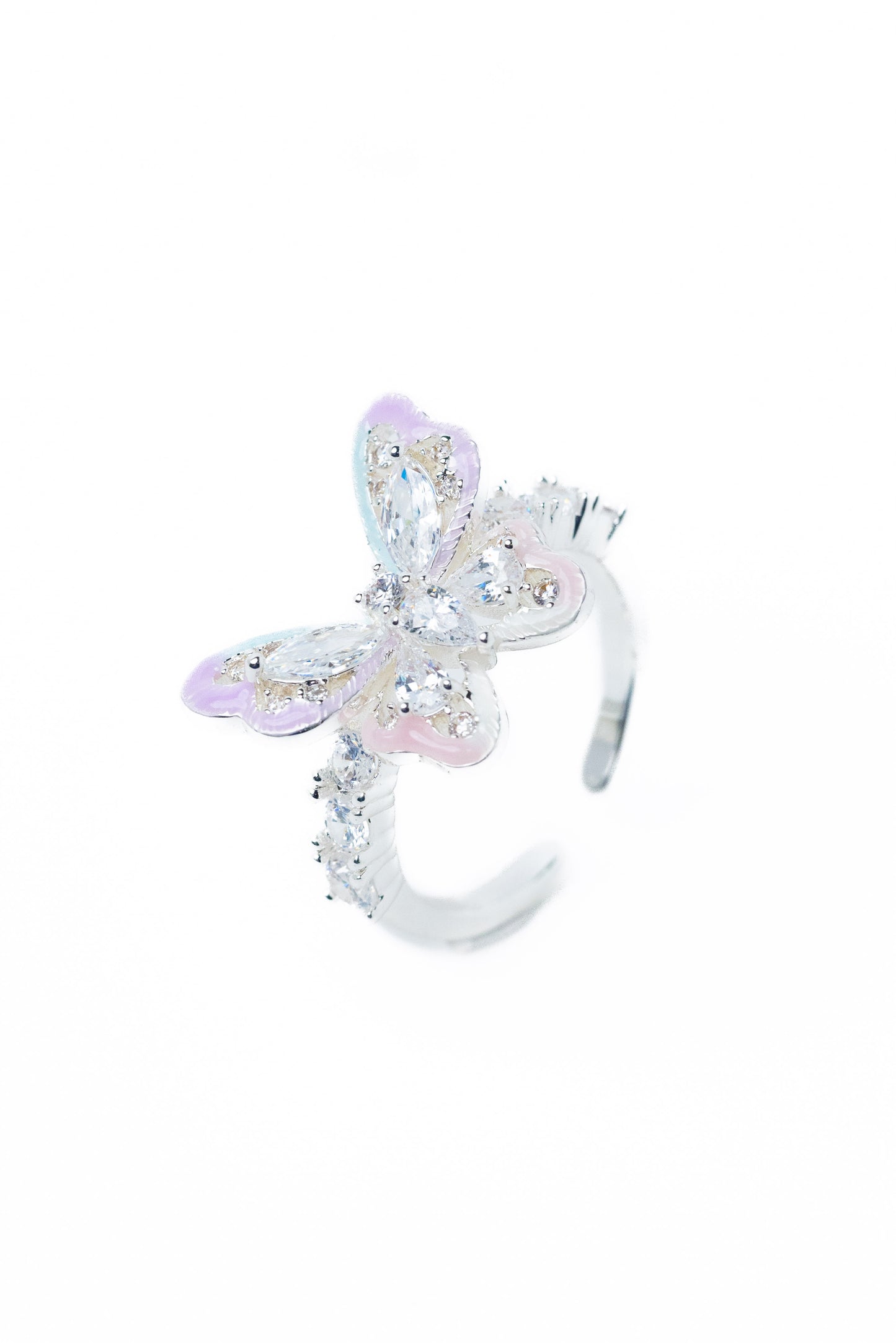 Serenity Ring - Liquid Metallic Pearl White