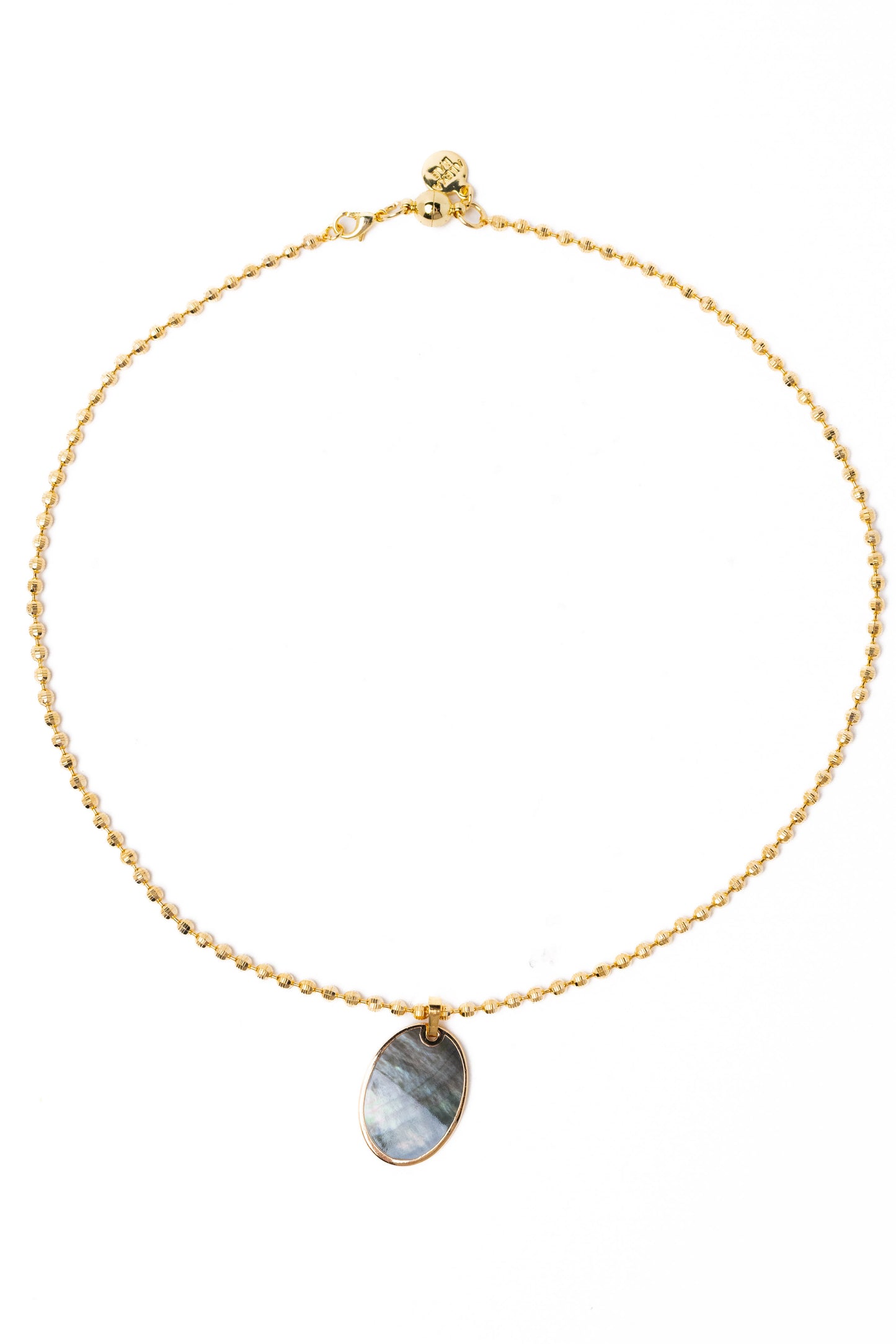 Hidden Pearl Necklace - Gold
