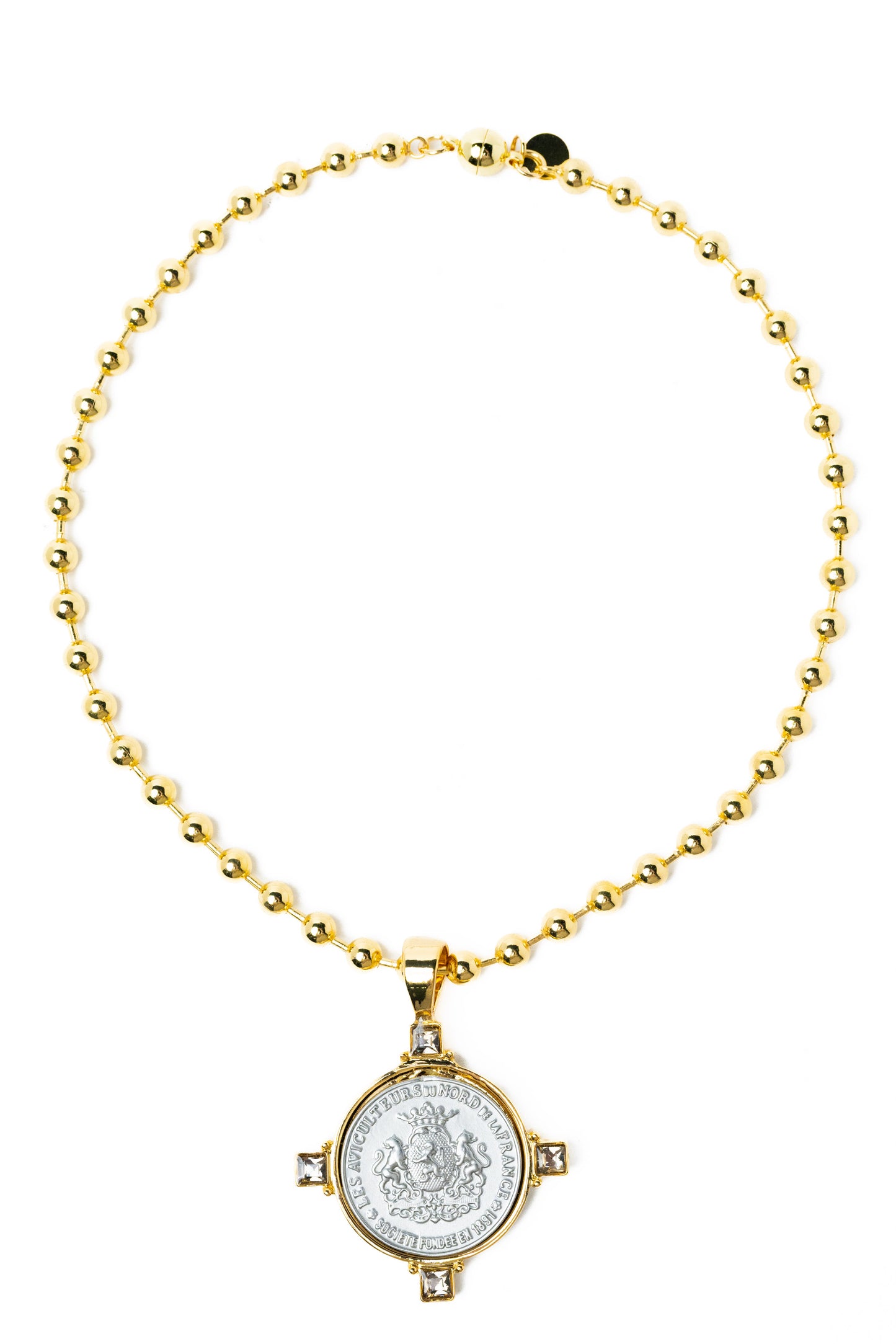 Fleur De Paris Necklace - Gold Silver