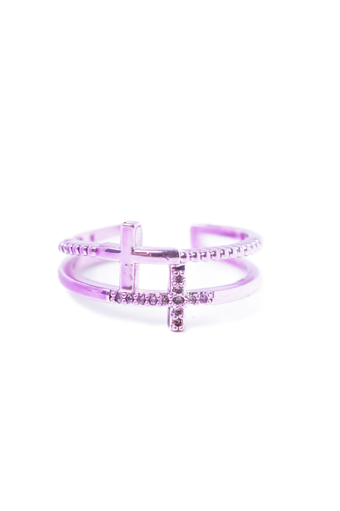 Trinidad Ring - Metallic Lilac