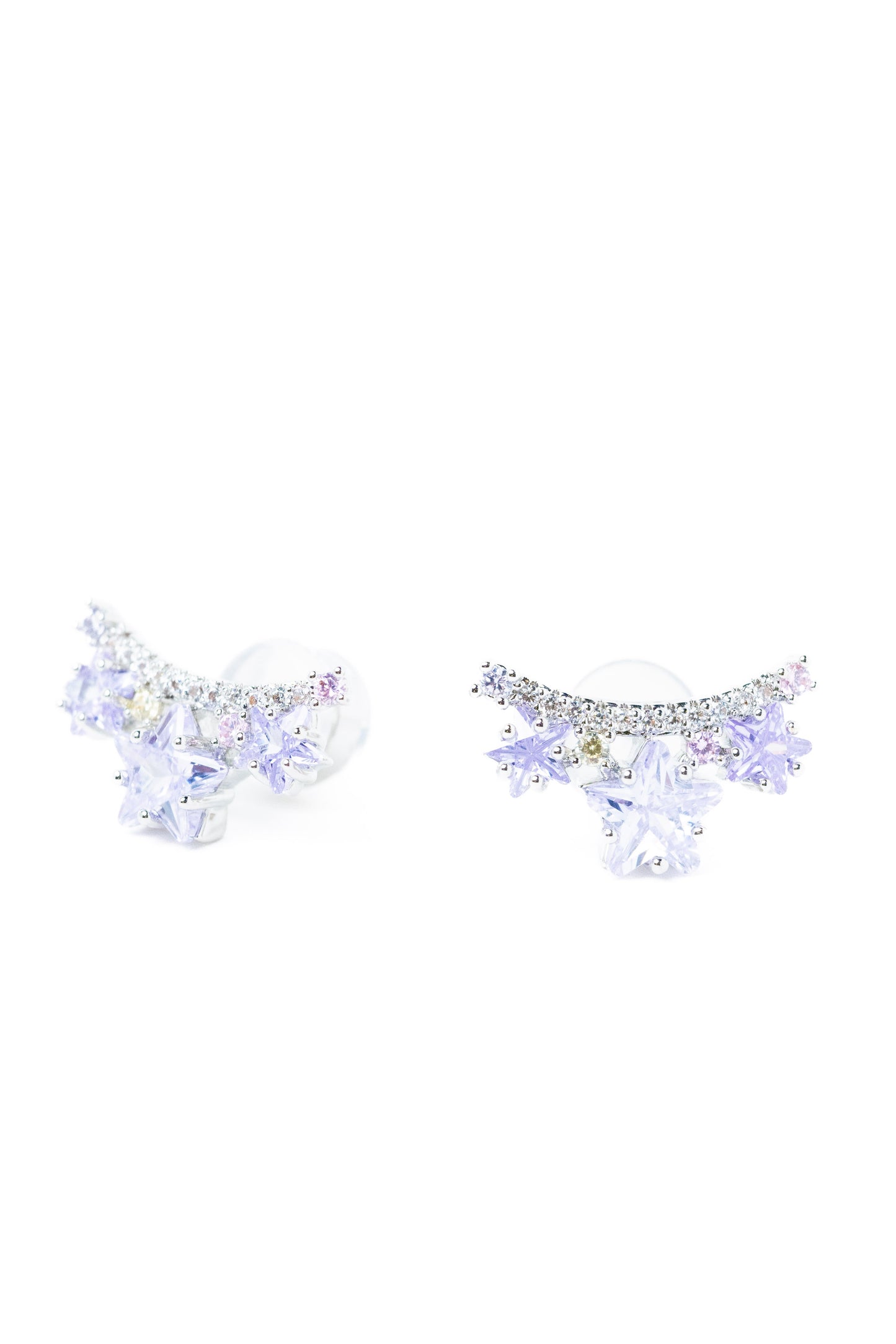 Violet Halo Earrings