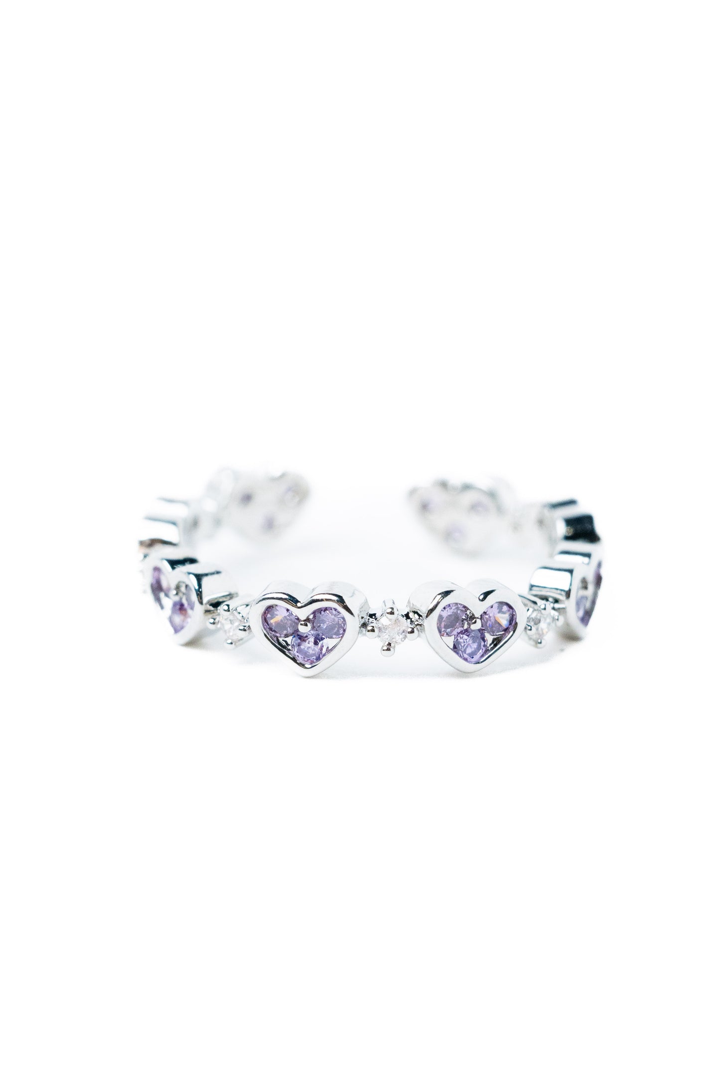 Amor Ring - Silver Lilac
