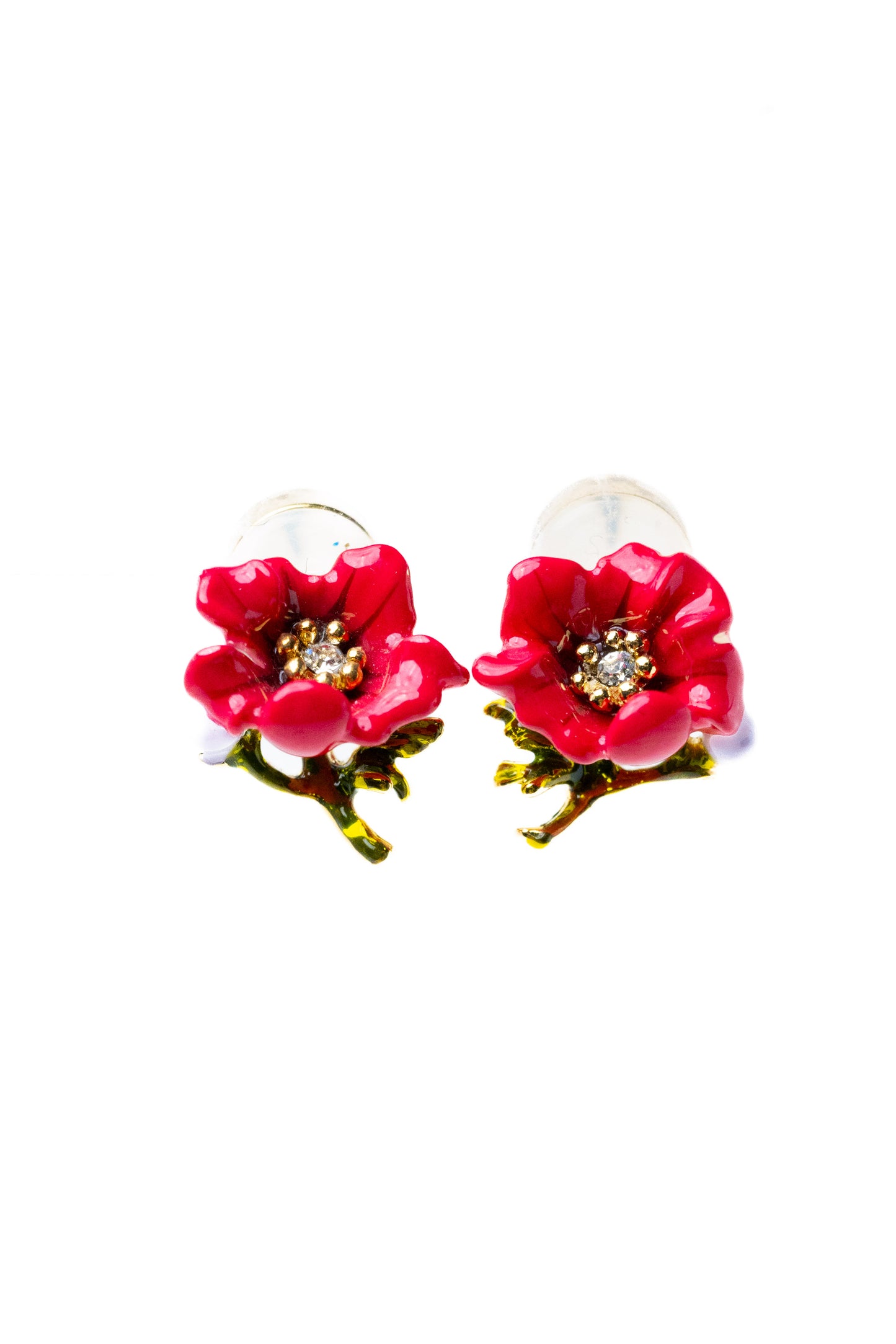 Begonia Earrings - Strawberry