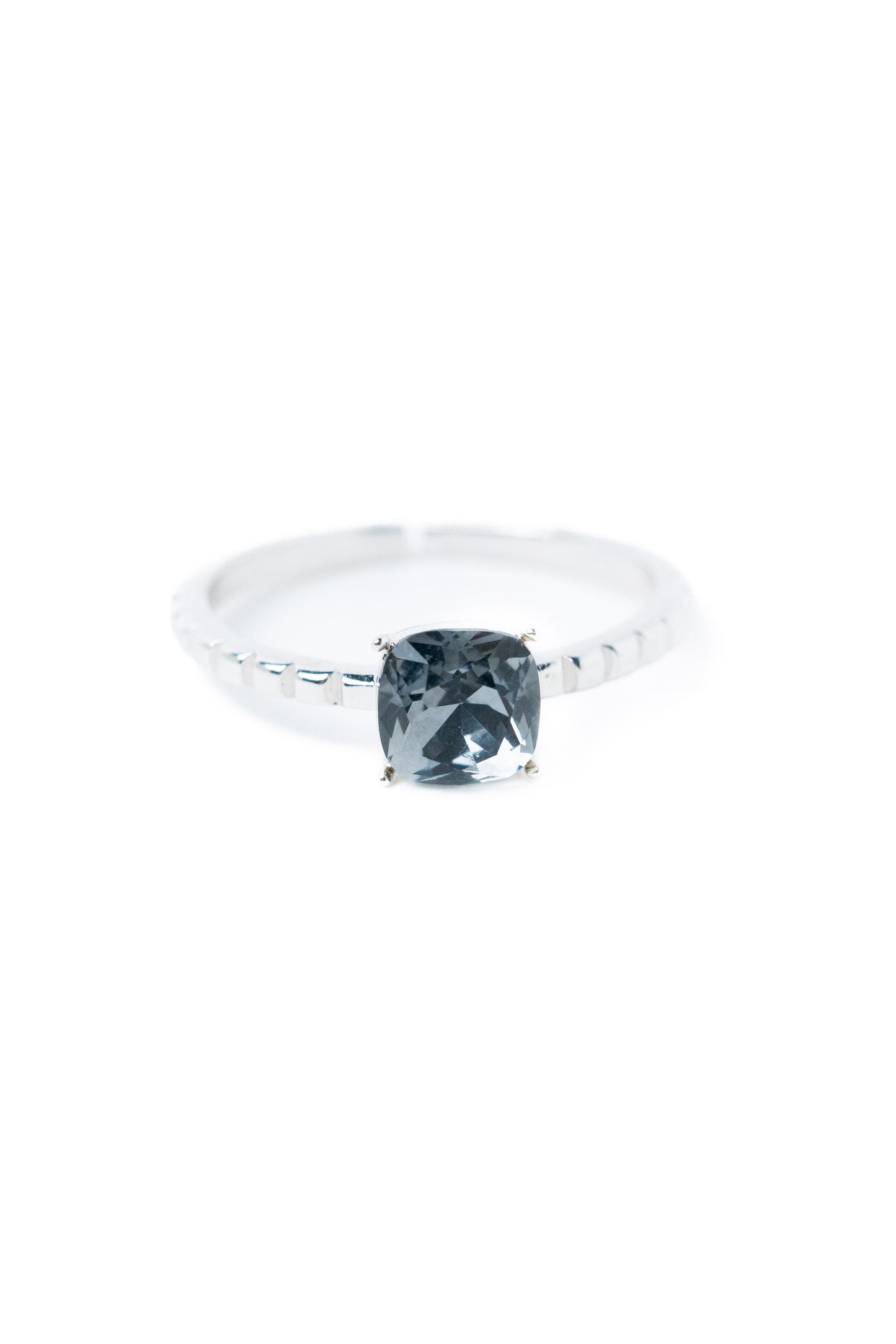 Adley Ring - Silver Smokey