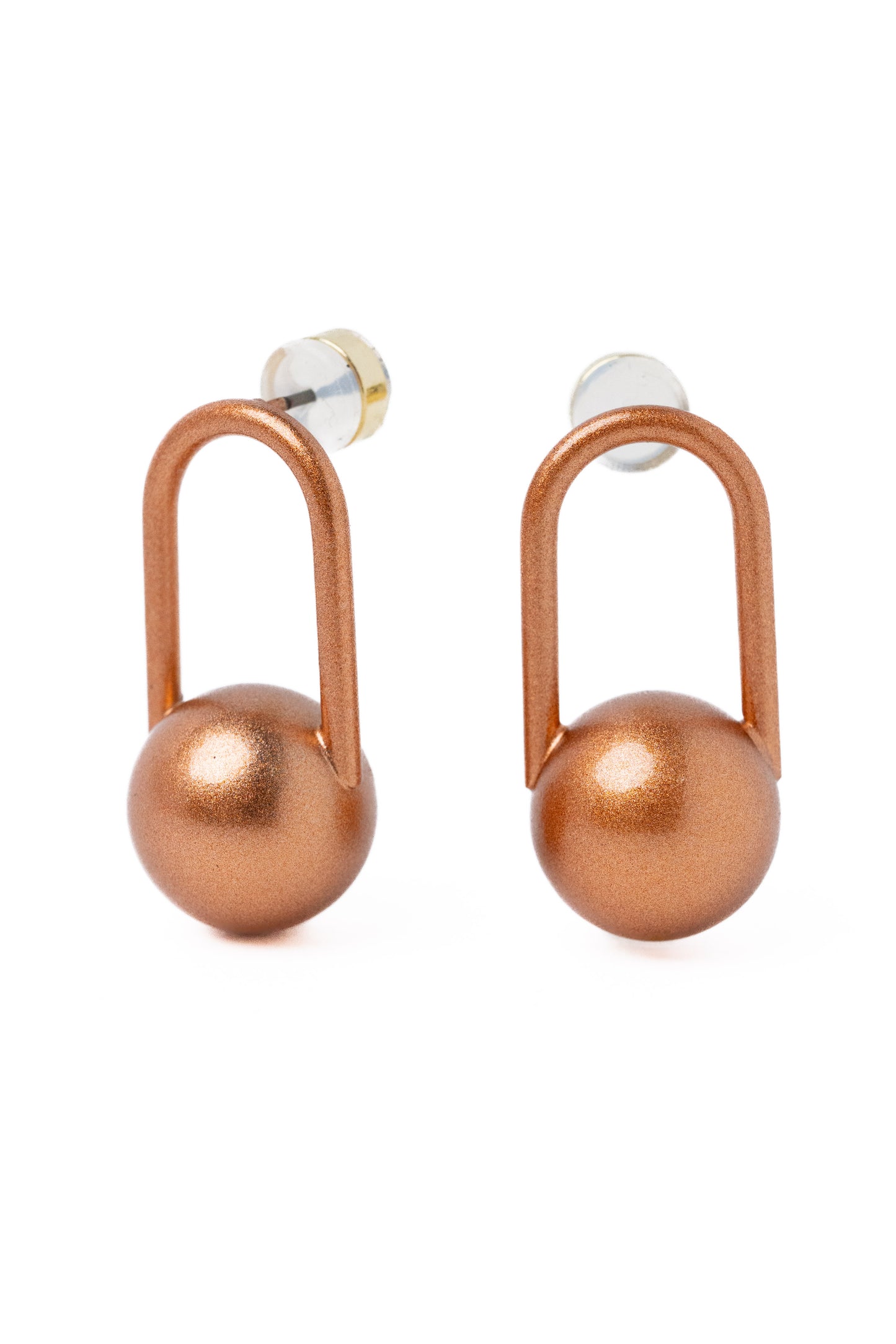 Tracy Earrings - Metallic Toffee