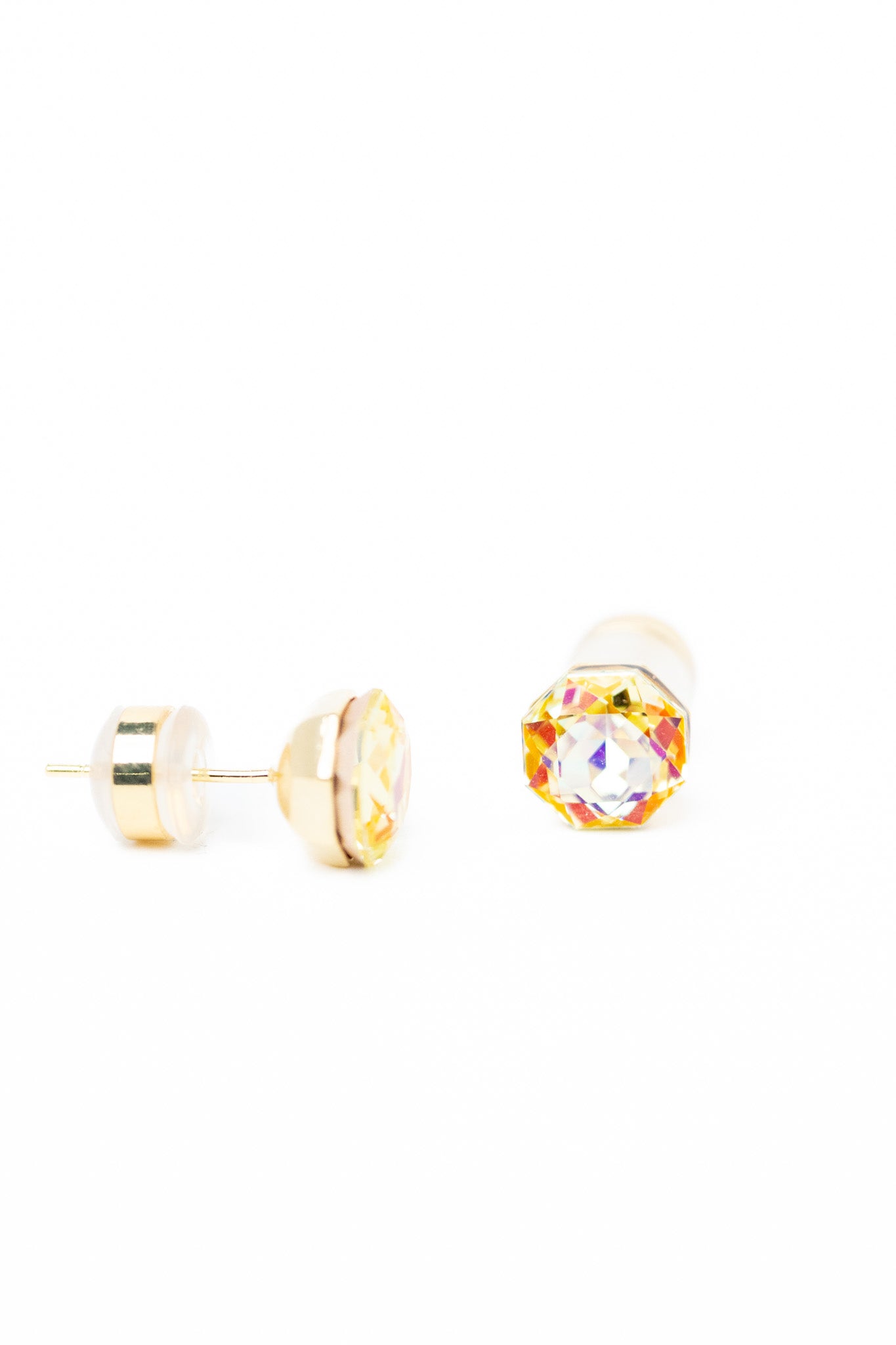 Zephyr Earrings - Gold Pineapple Frost