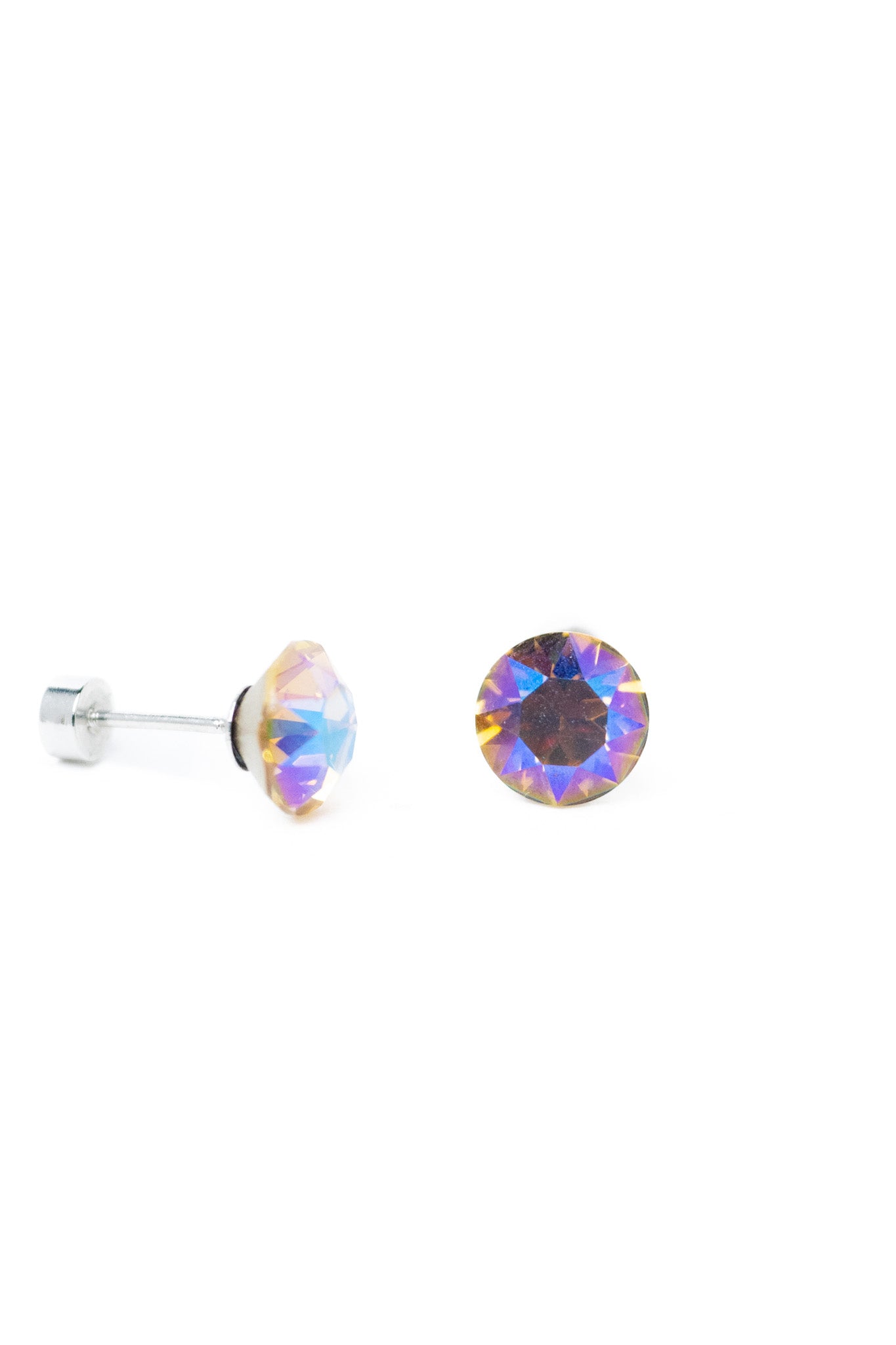 Prim Earrings Round - Silver Berry