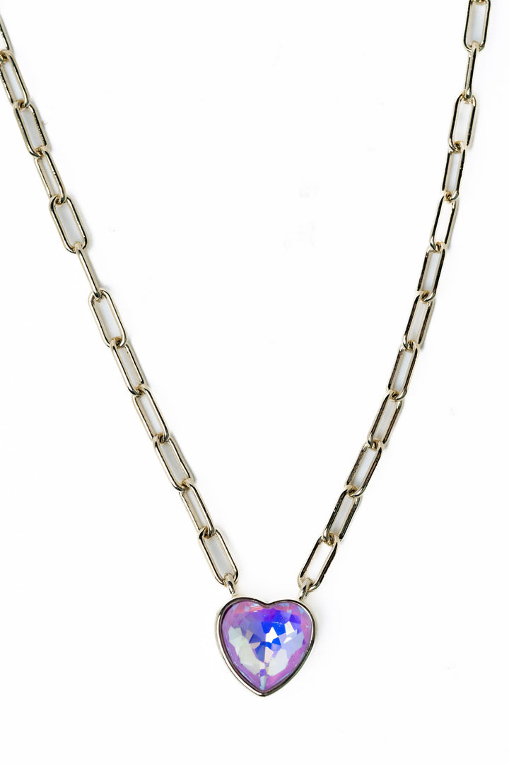 Moonlit Melody Necklace - Light Linen Lilac