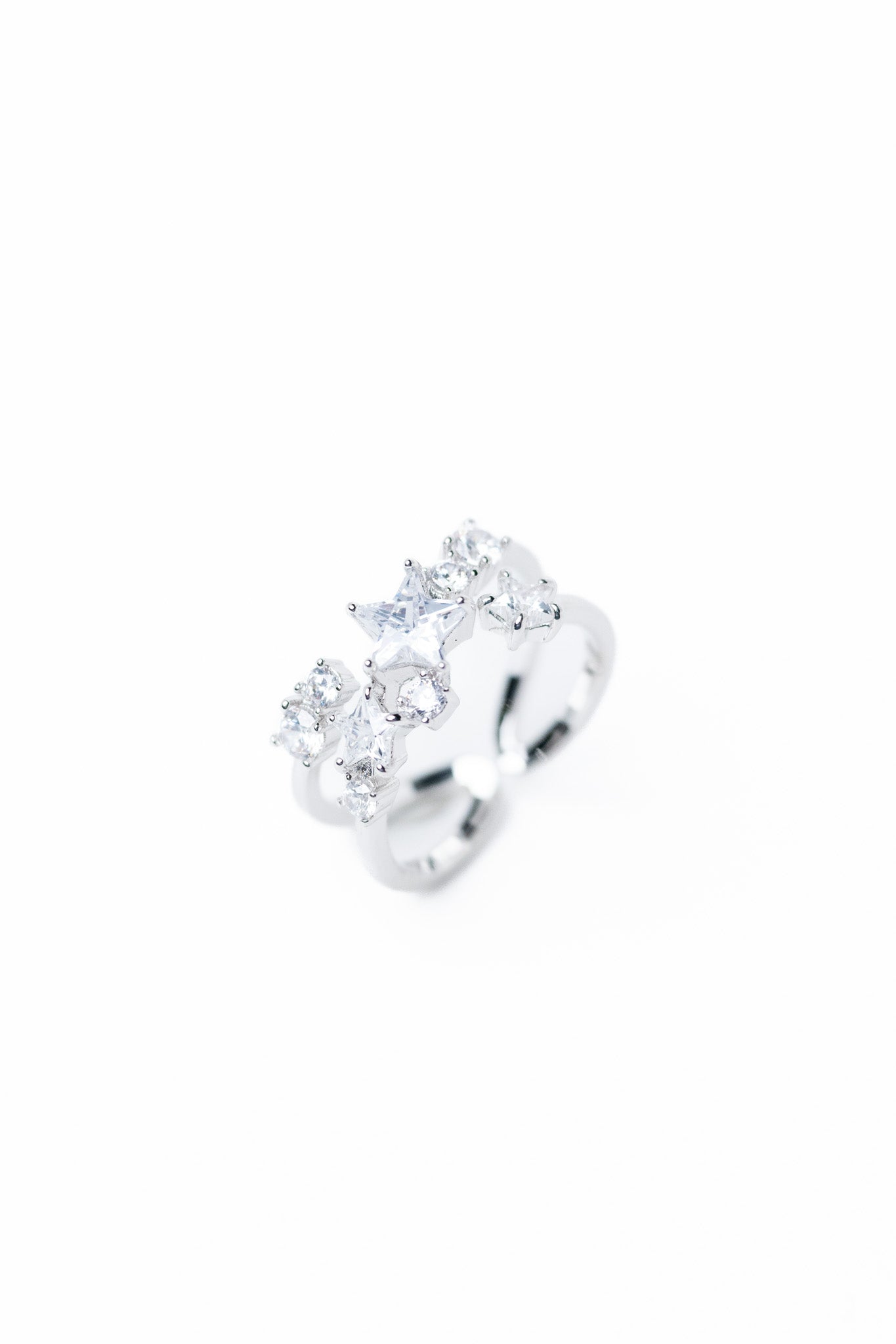 Star Drip Ring - Silver