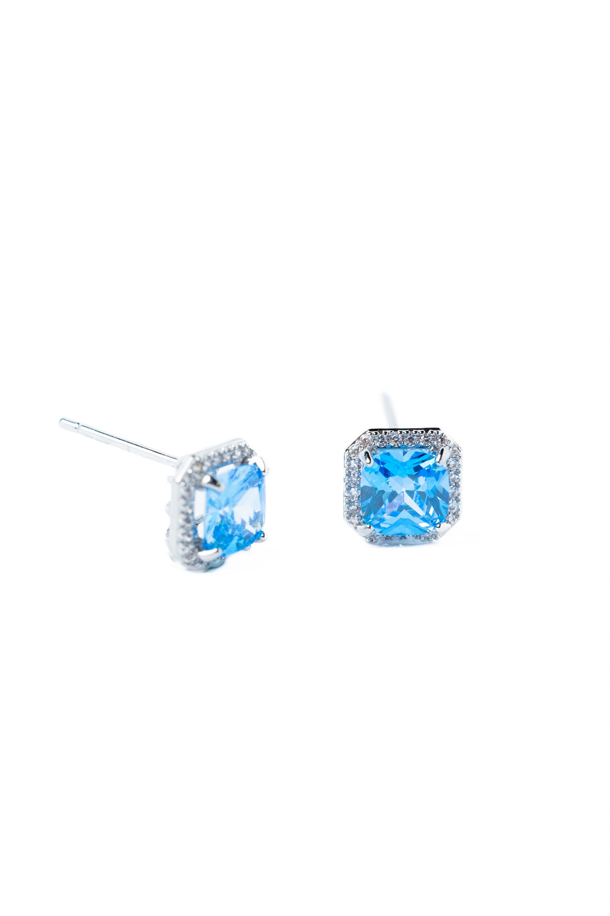 Midnight Aura Earrings - Sapphire