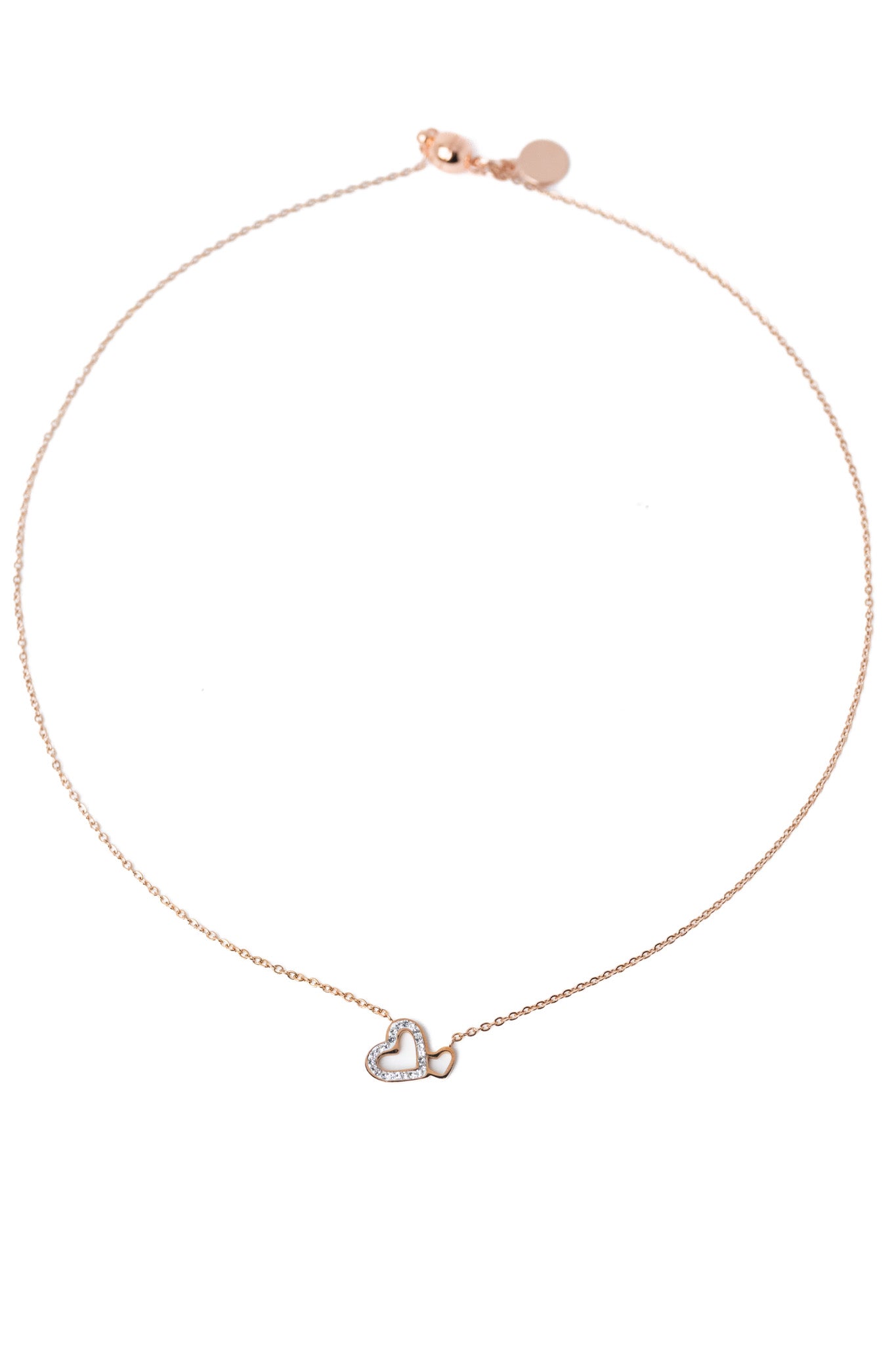 Stolen Heart Necklace - Rose Gold