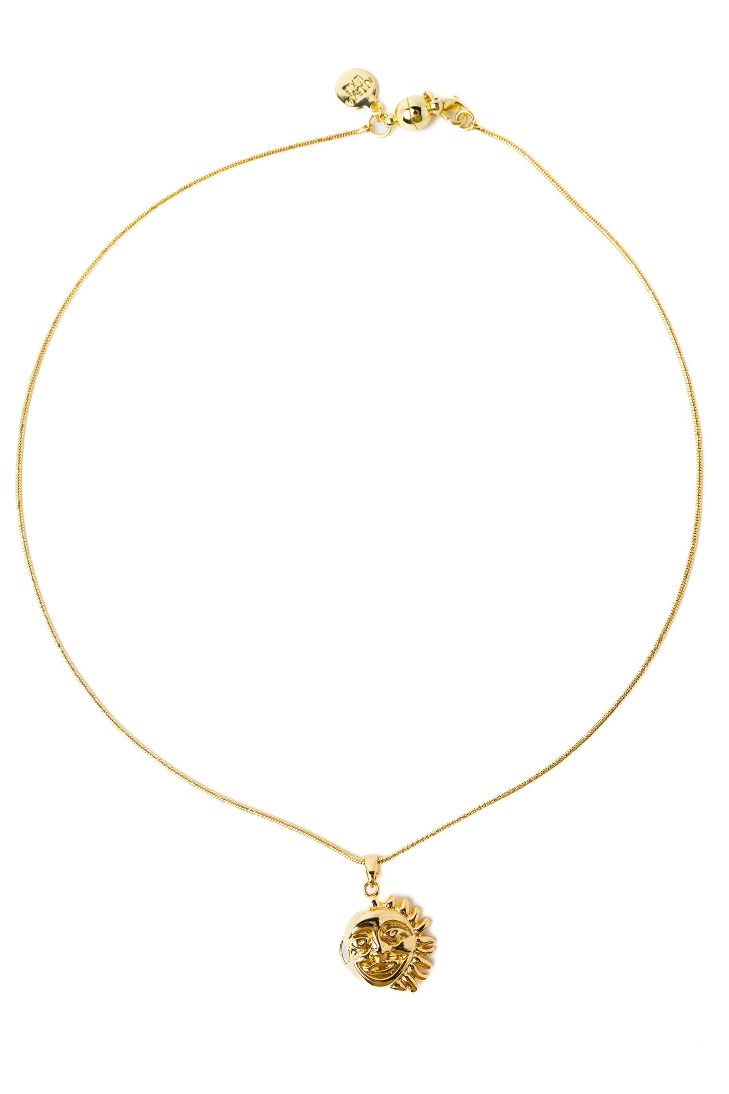 Good Night Necklace Set - Gold And Silver