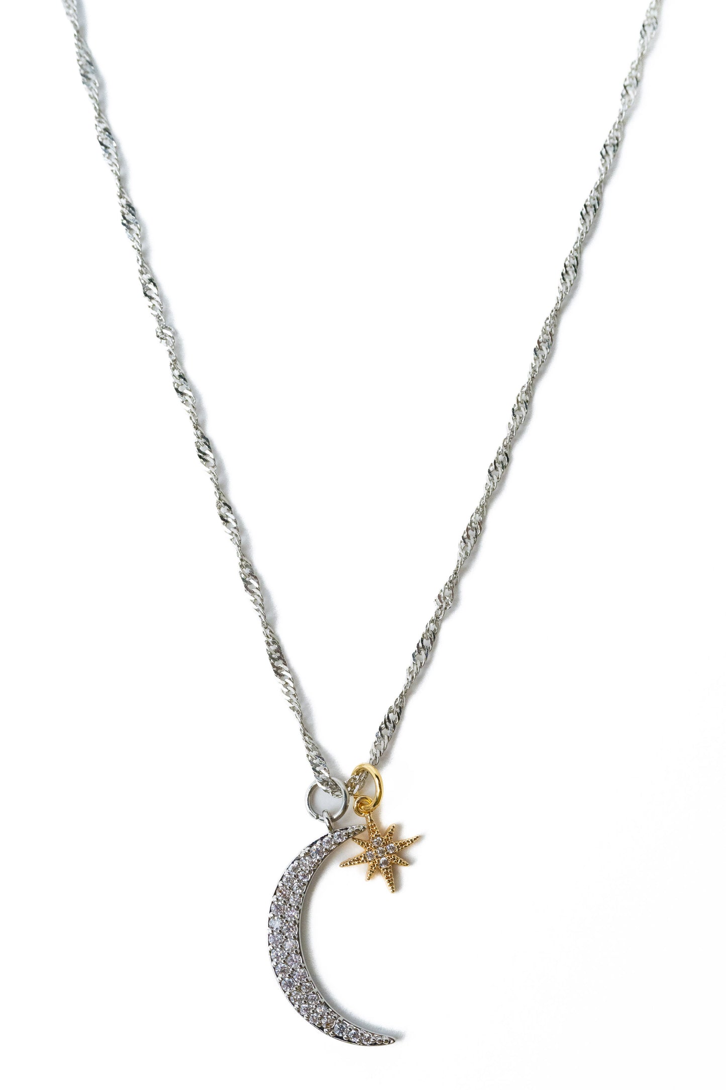 Astrid Sparkle Necklace - Silver