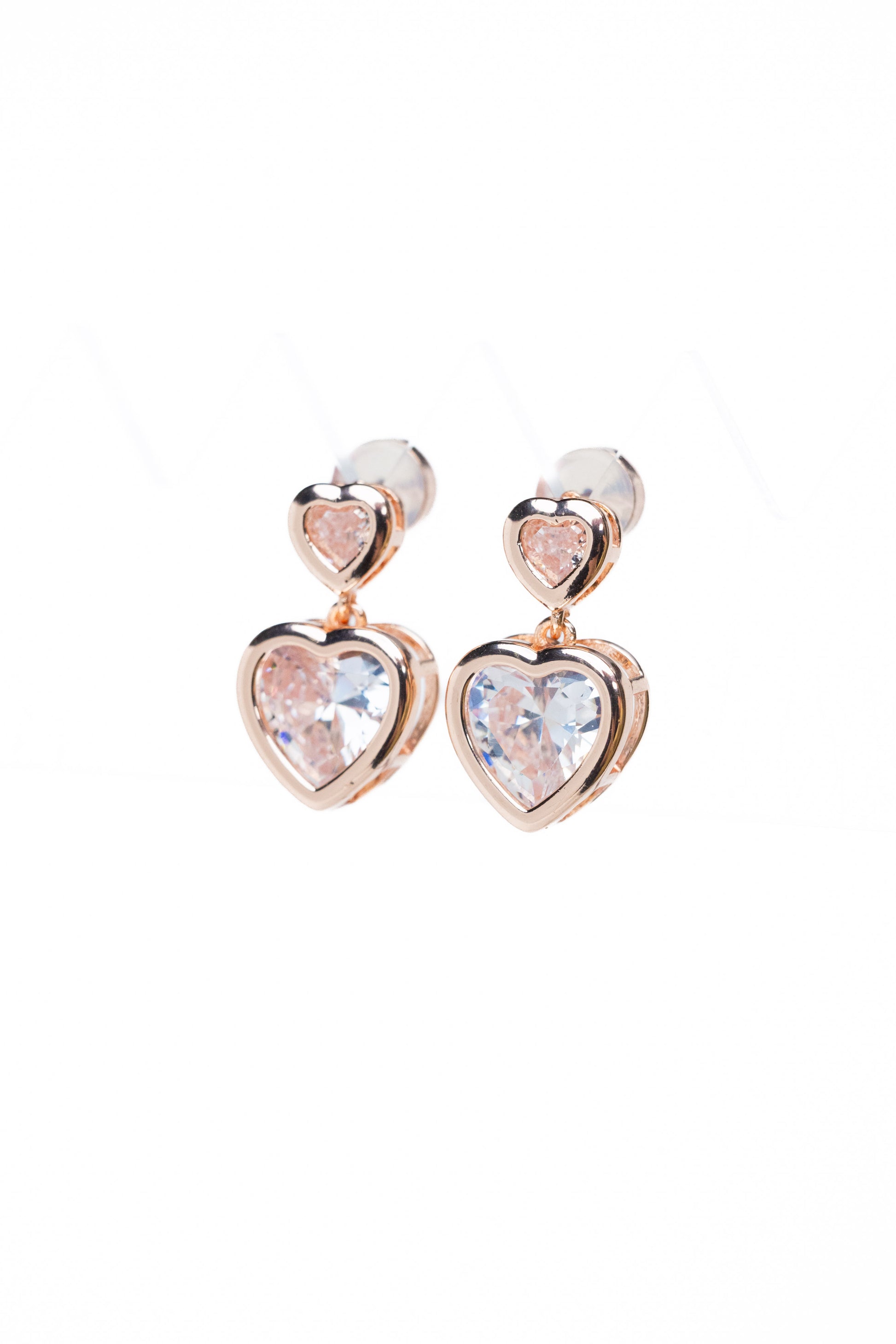 Callista Earrings - Light Rose Gold