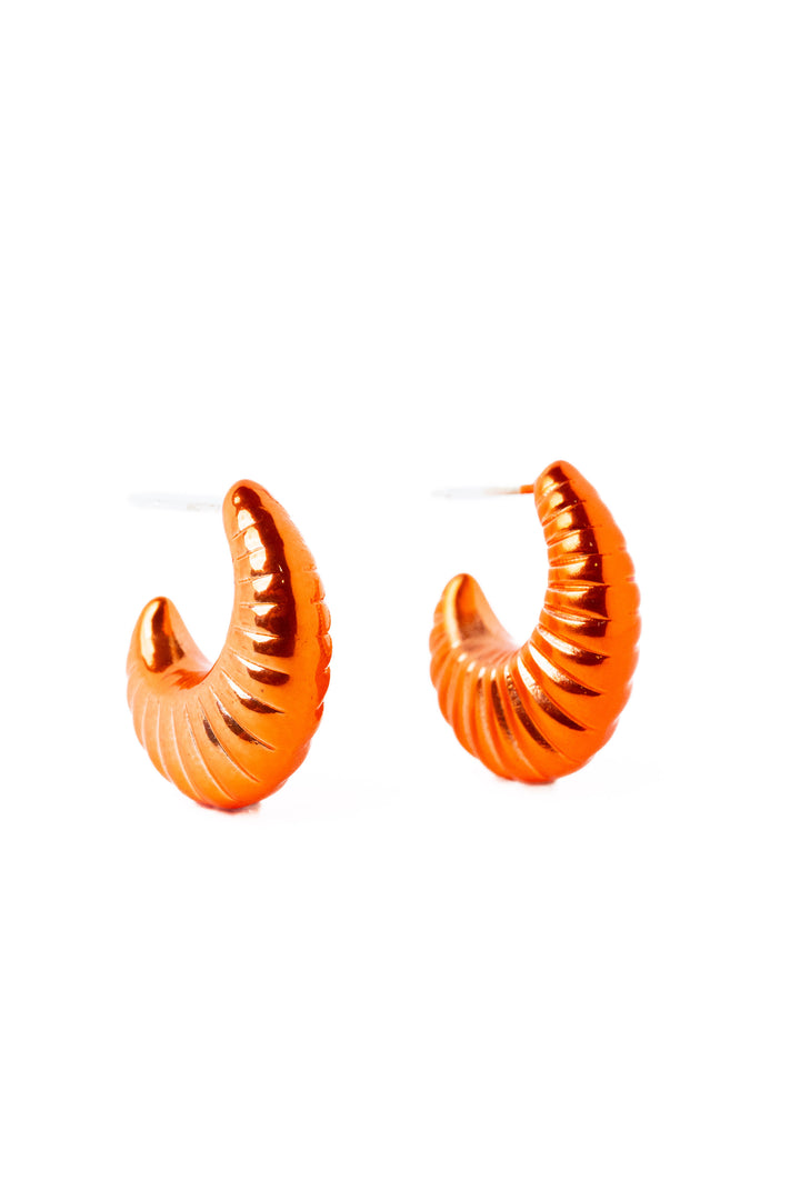 Miami Earrings - Metallic Coral Gables