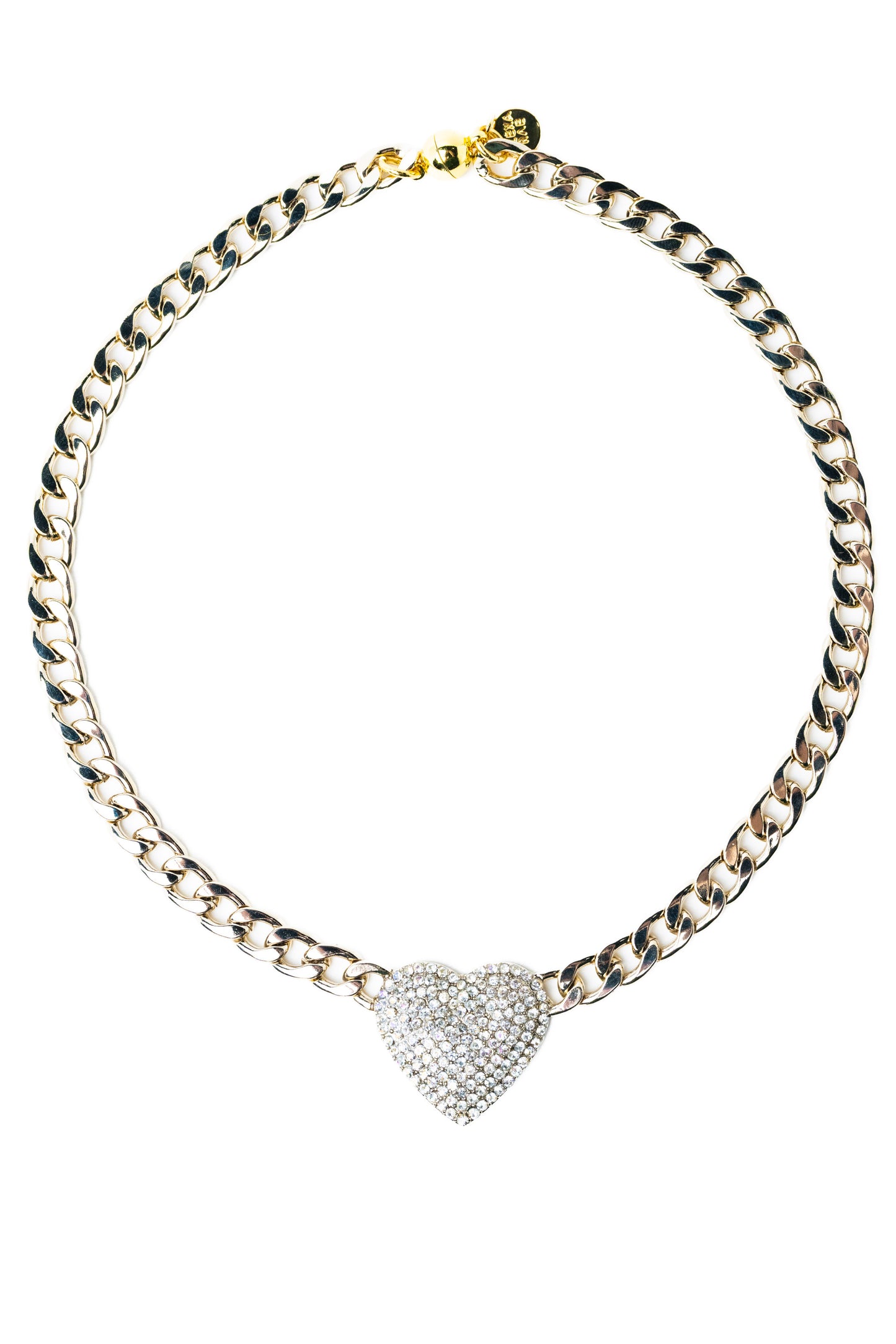 Tropical Love Necklace - Metallic Linen