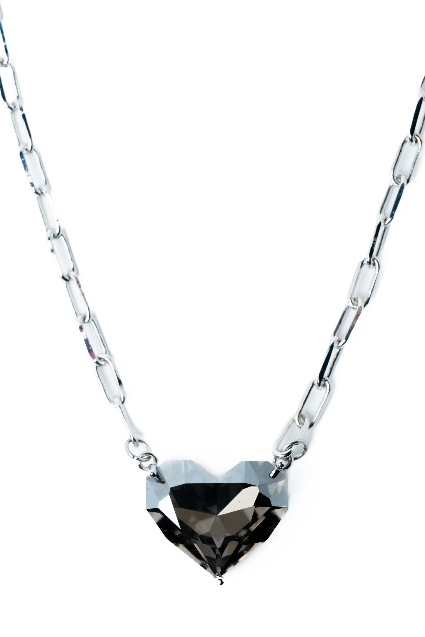 Spring Love Necklace - Silver Smokey