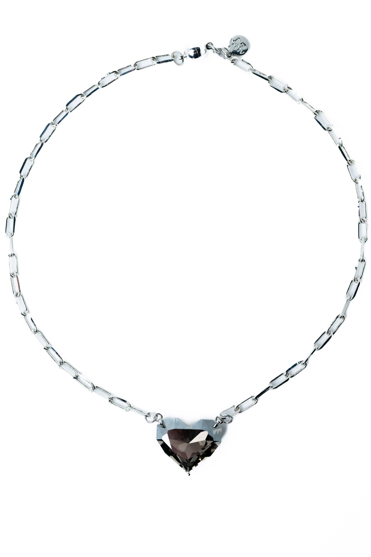 Spring Love Necklace - Silver Smokey