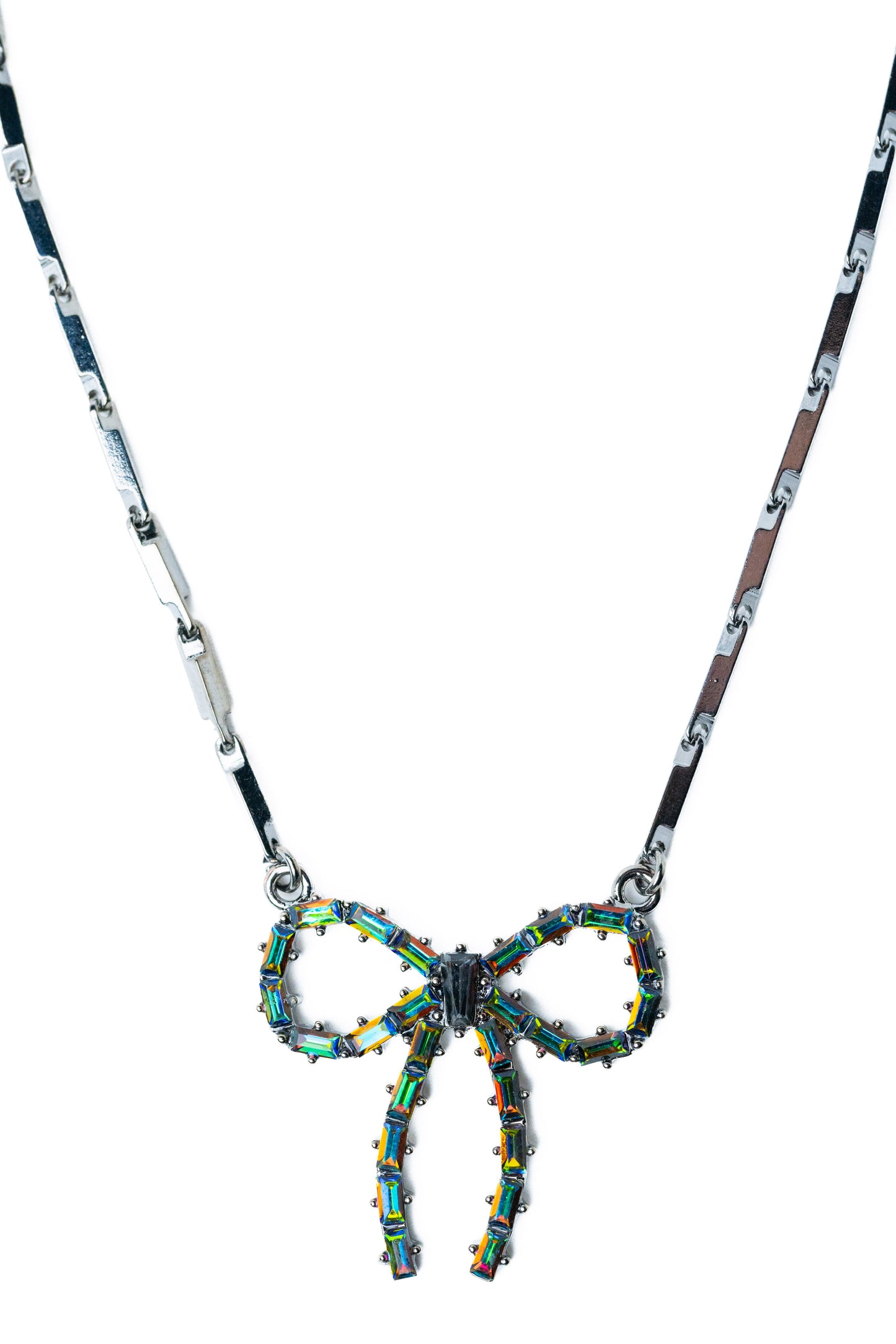 Camille Necklace - Gunmetal Volcano