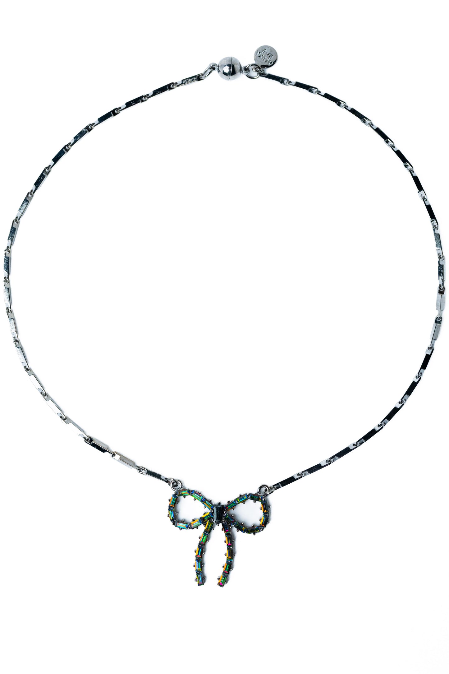 Camille Necklace - Gunmetal Volcano