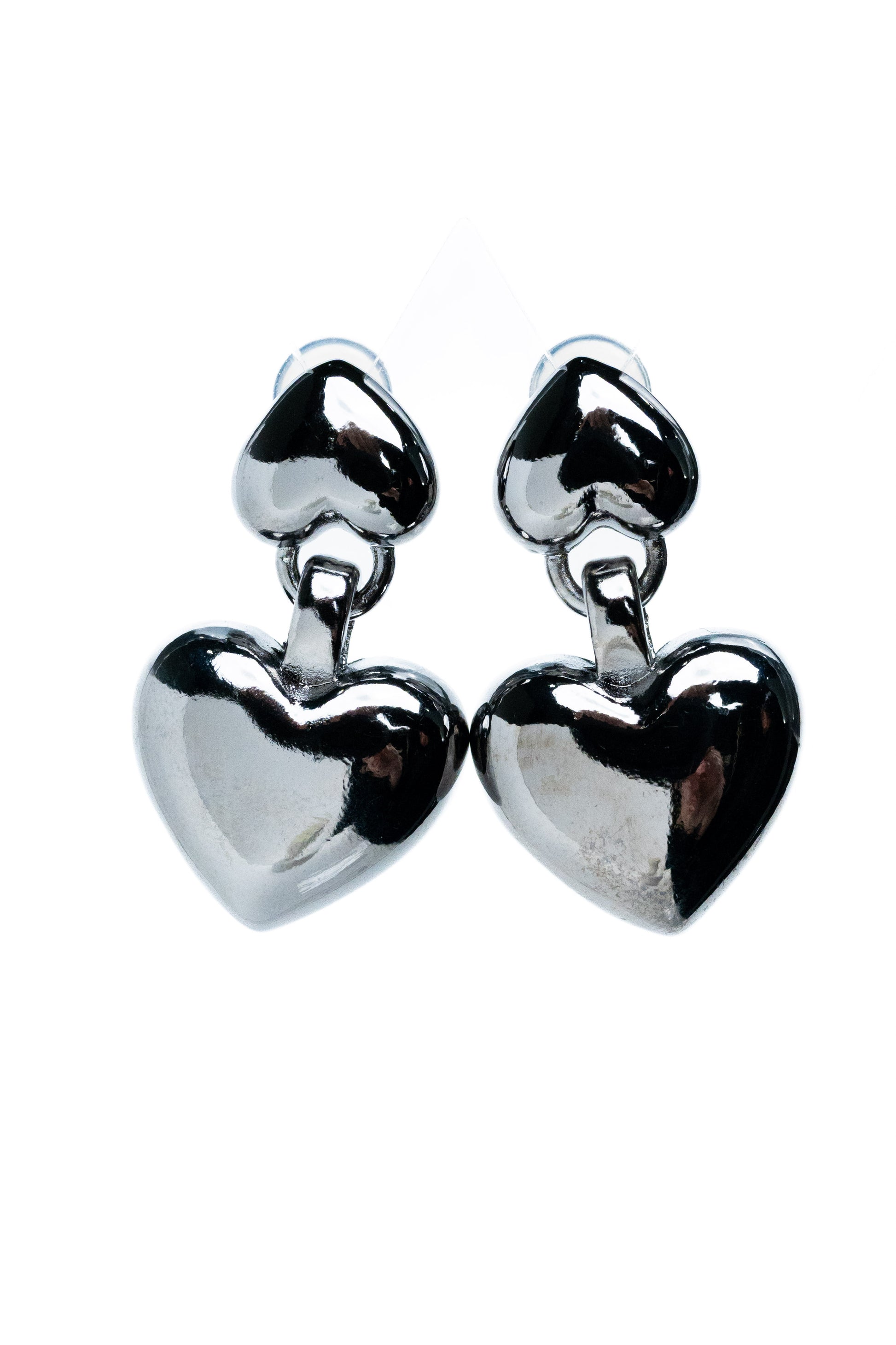 Love Story Earrings - Gunmetal