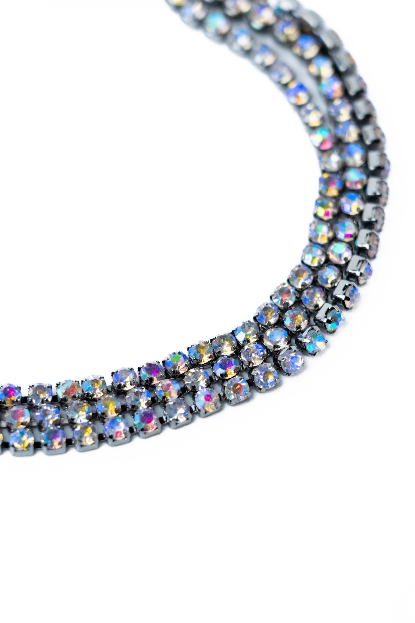 Stitches Bracelet - Gunmetal AB
