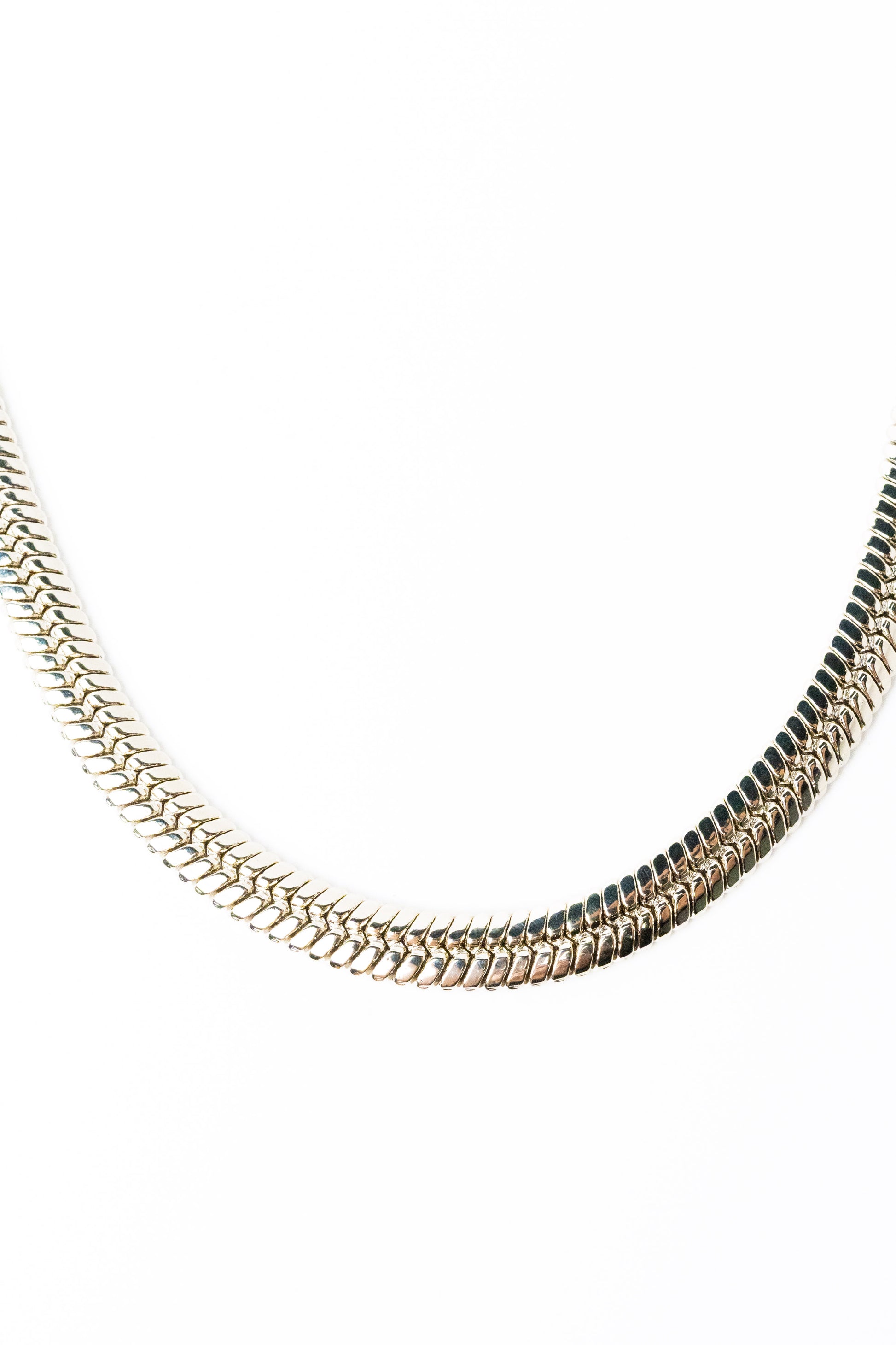 Evelyn Necklace - Metallic Linen