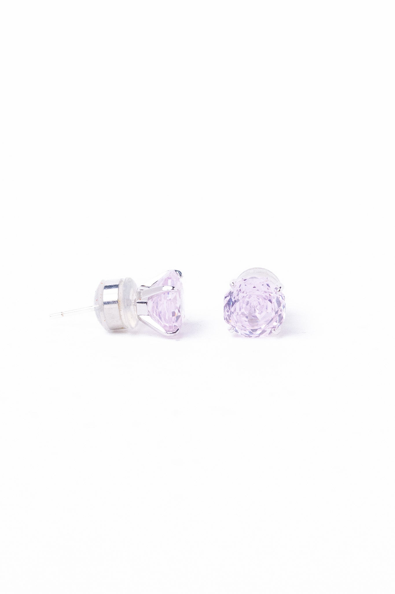 Daphne Earrings - Silver Pink