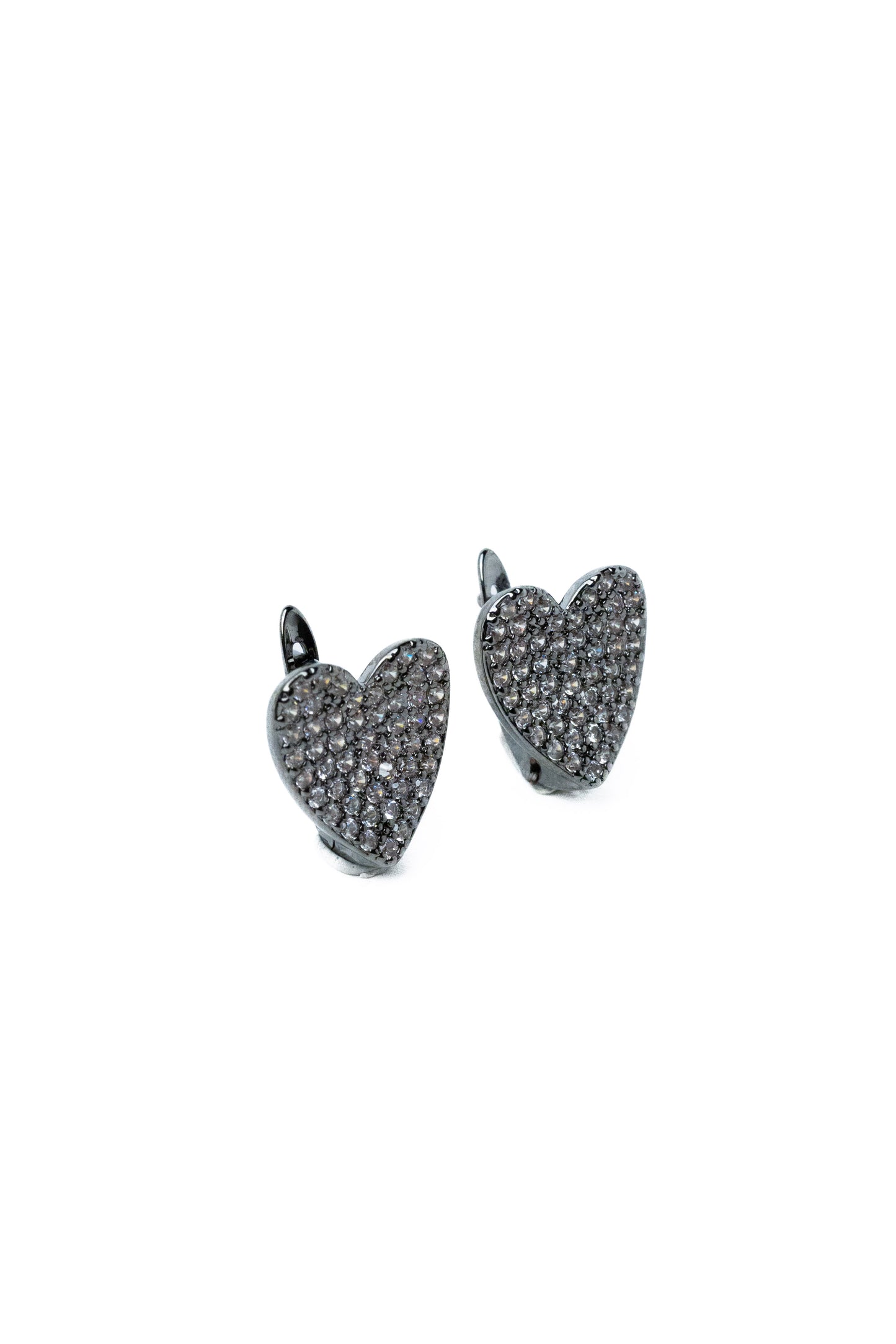 Aiko Earrings - Gunmetal