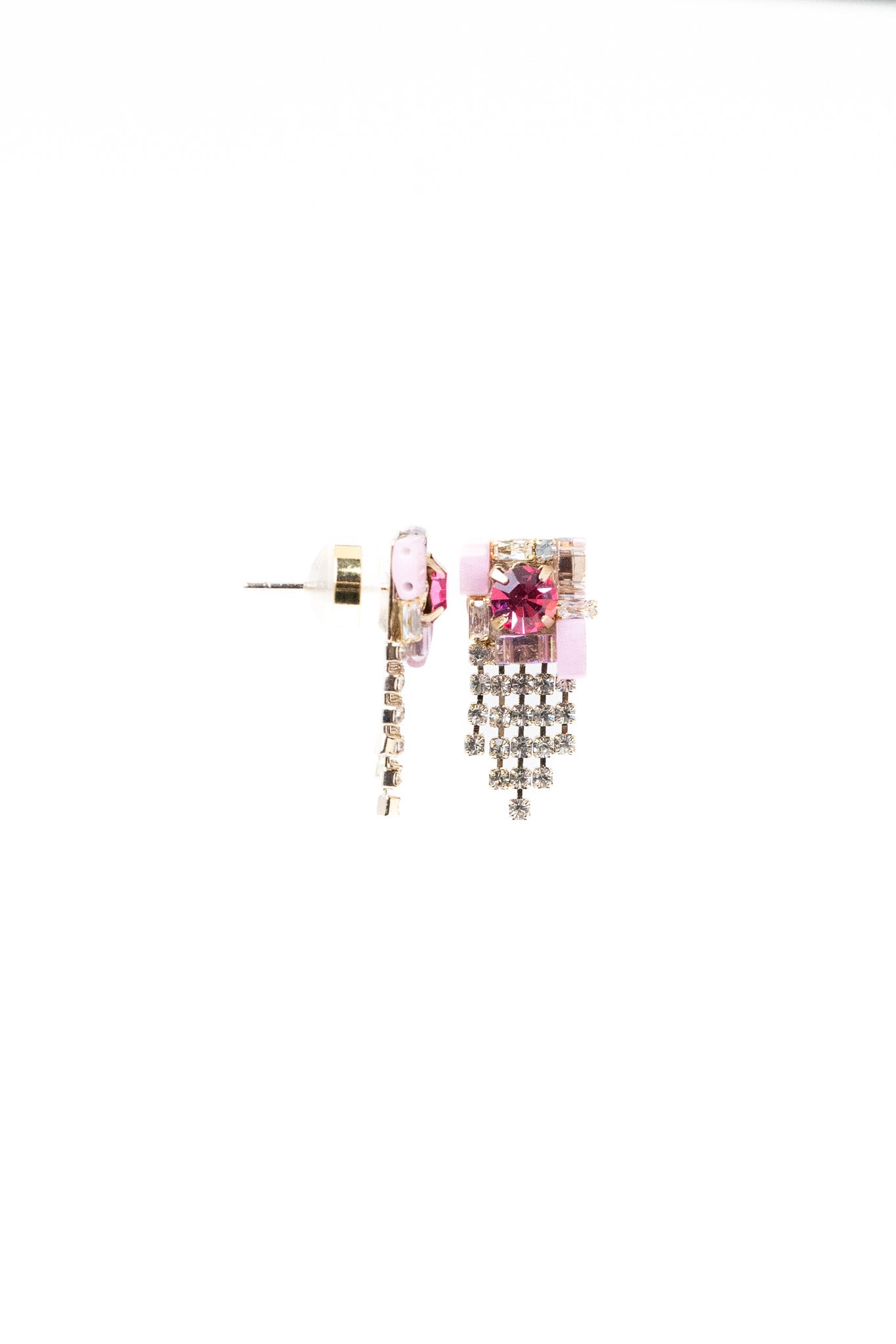 I'm In Love Earrings - Metallic Linen