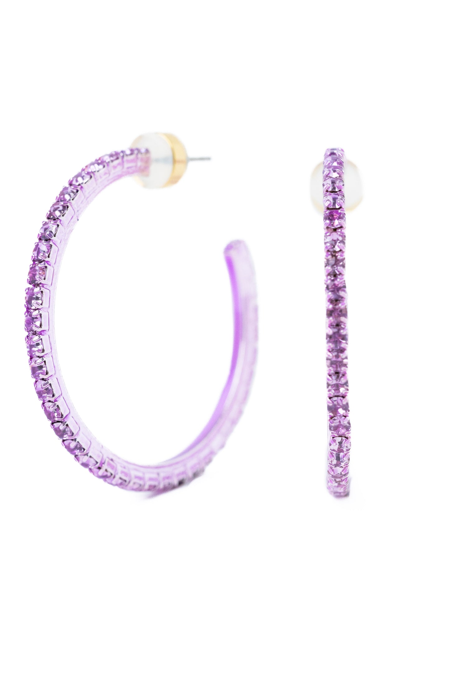 Ava Earrings - Metallic Cashmere Rose