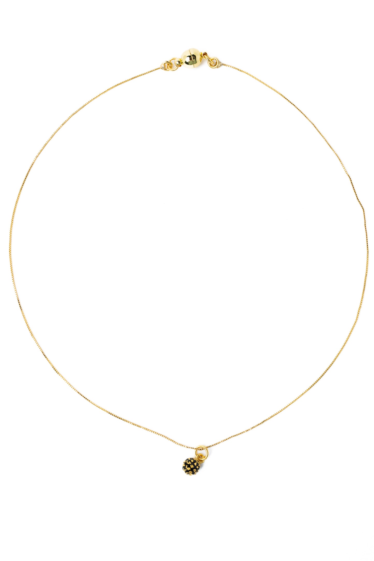 Comet Song Necklace - Gold Black