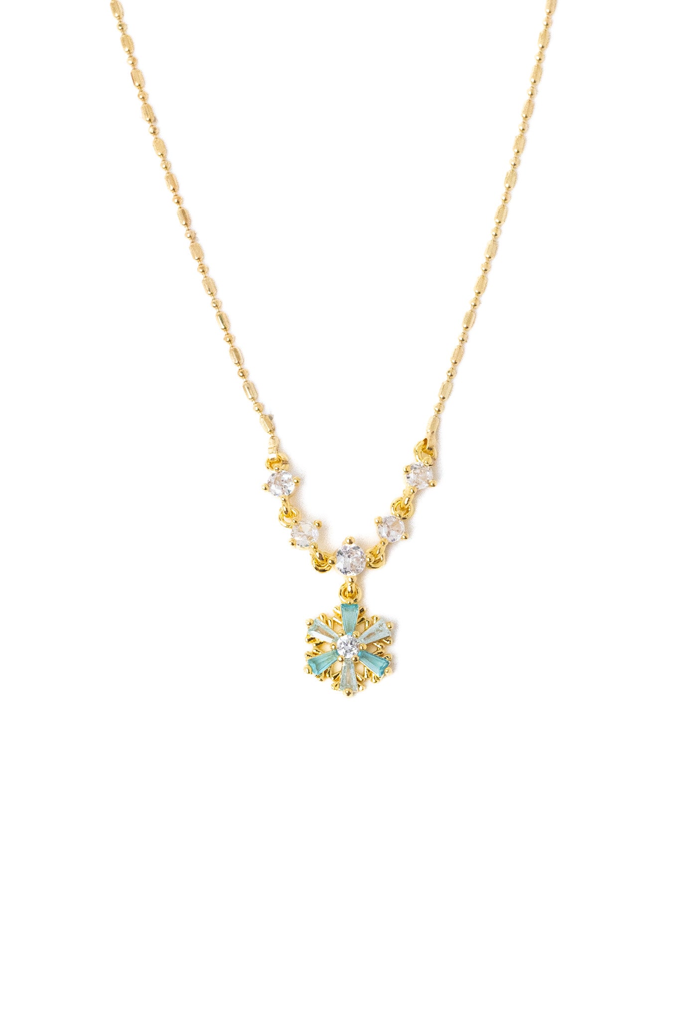 Moonfrost Kiss Necklace - Gold