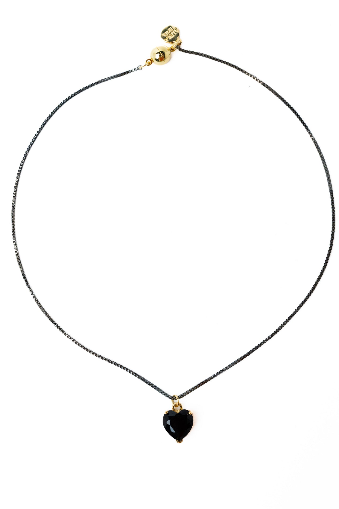 Keri Necklace - Metallic Black