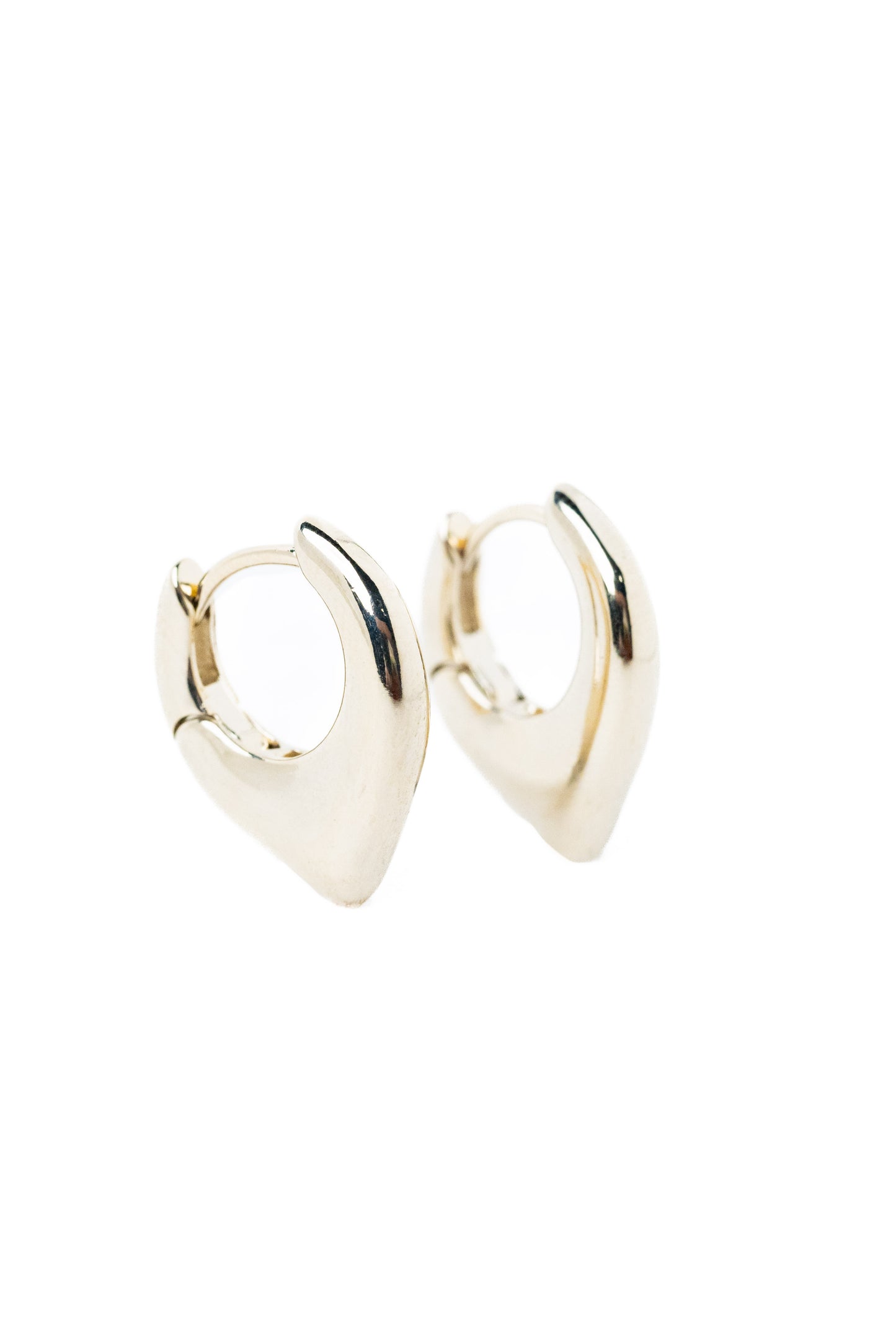 Lala Earrings - Metallic Linen